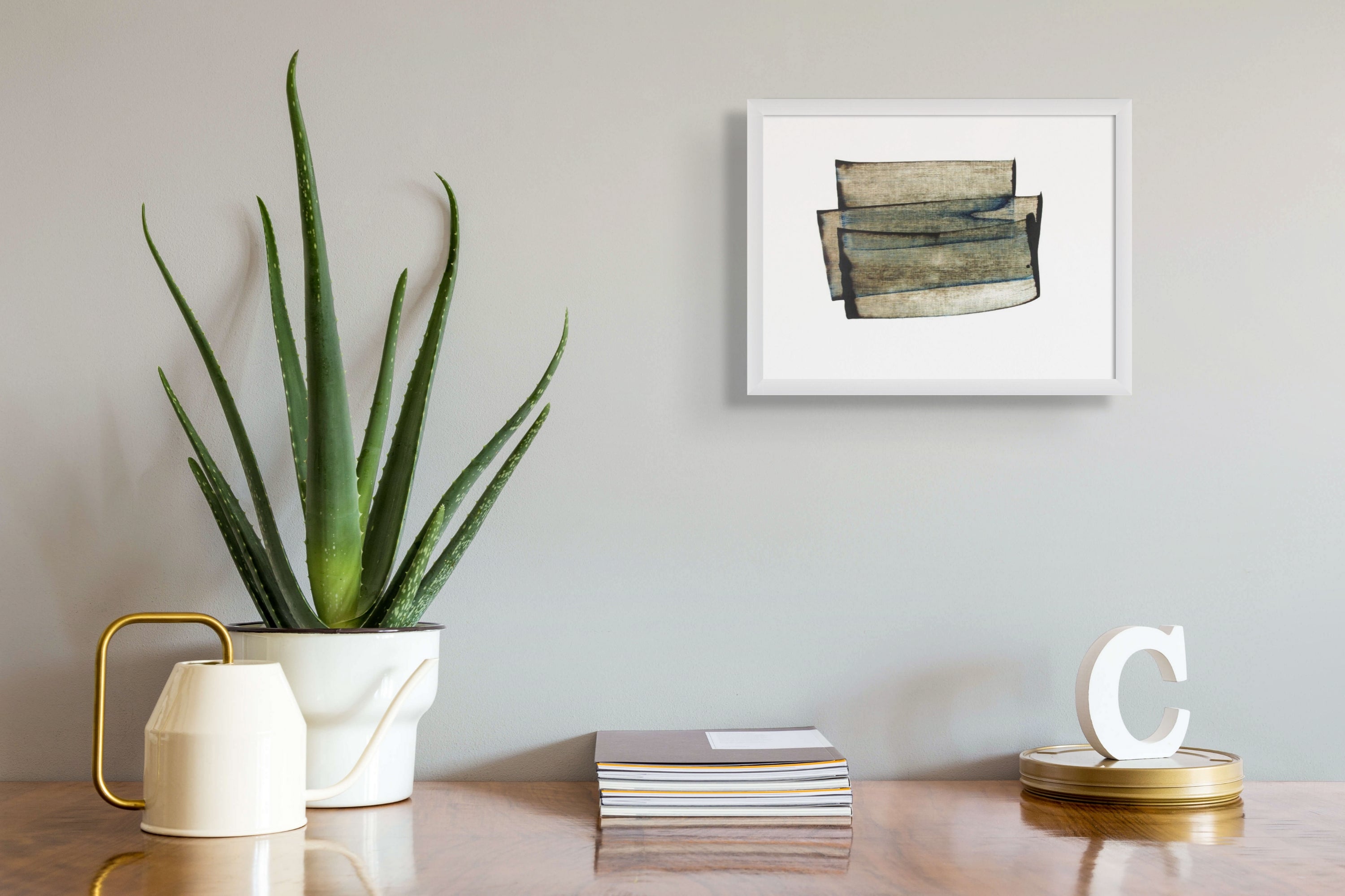 Artwork by Emma Godebska, In Between 12, Made of Acrylic on Hahnemühle paper 