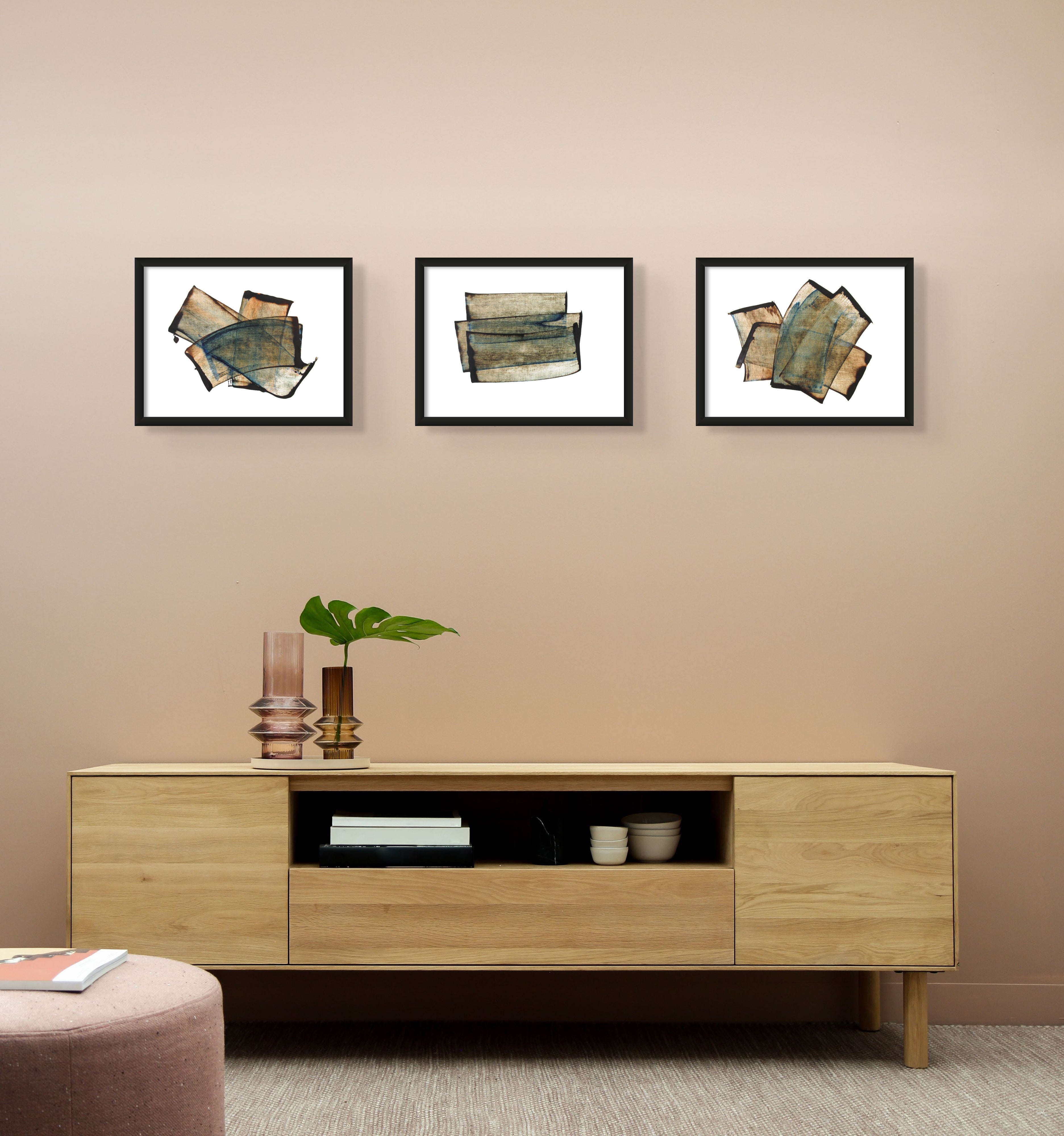 Artwork by Emma Godebska, In Between 12, Made of Acrylic on Hahnemühle paper 