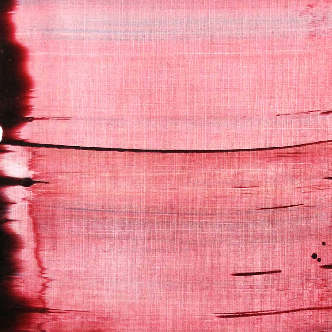 A picture of a red painting on a white background.