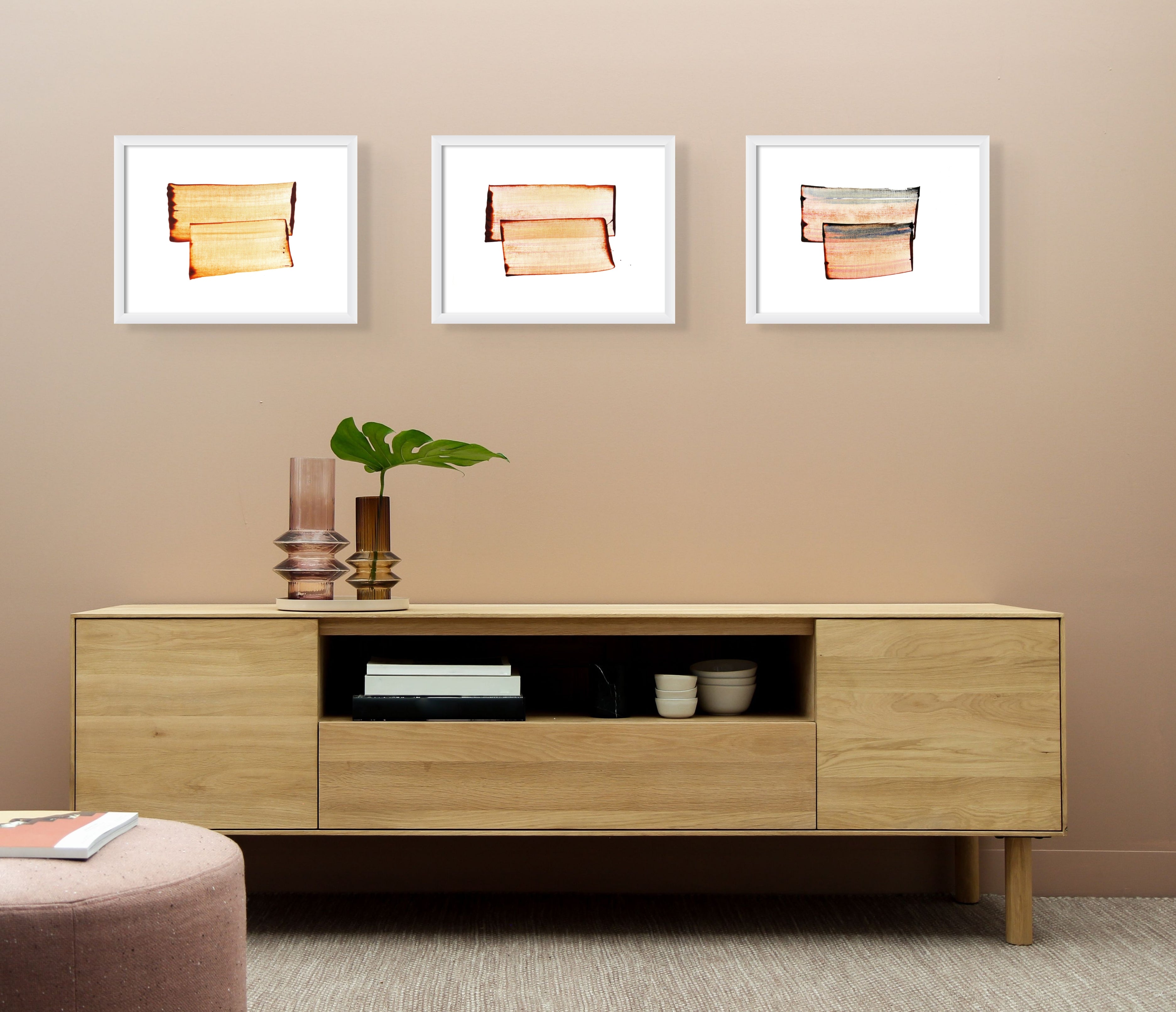 Artwork by Emma Godebska, Soft Light S 01, Made of Acrylic on Hahnemühle paper 