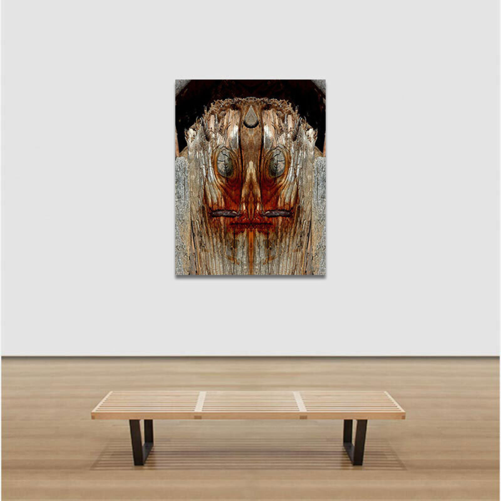 Artwork by Enzo Ragazzini, Creature - Wood IX, Made of Archival Giclée Pigment Print on Archival Paper 