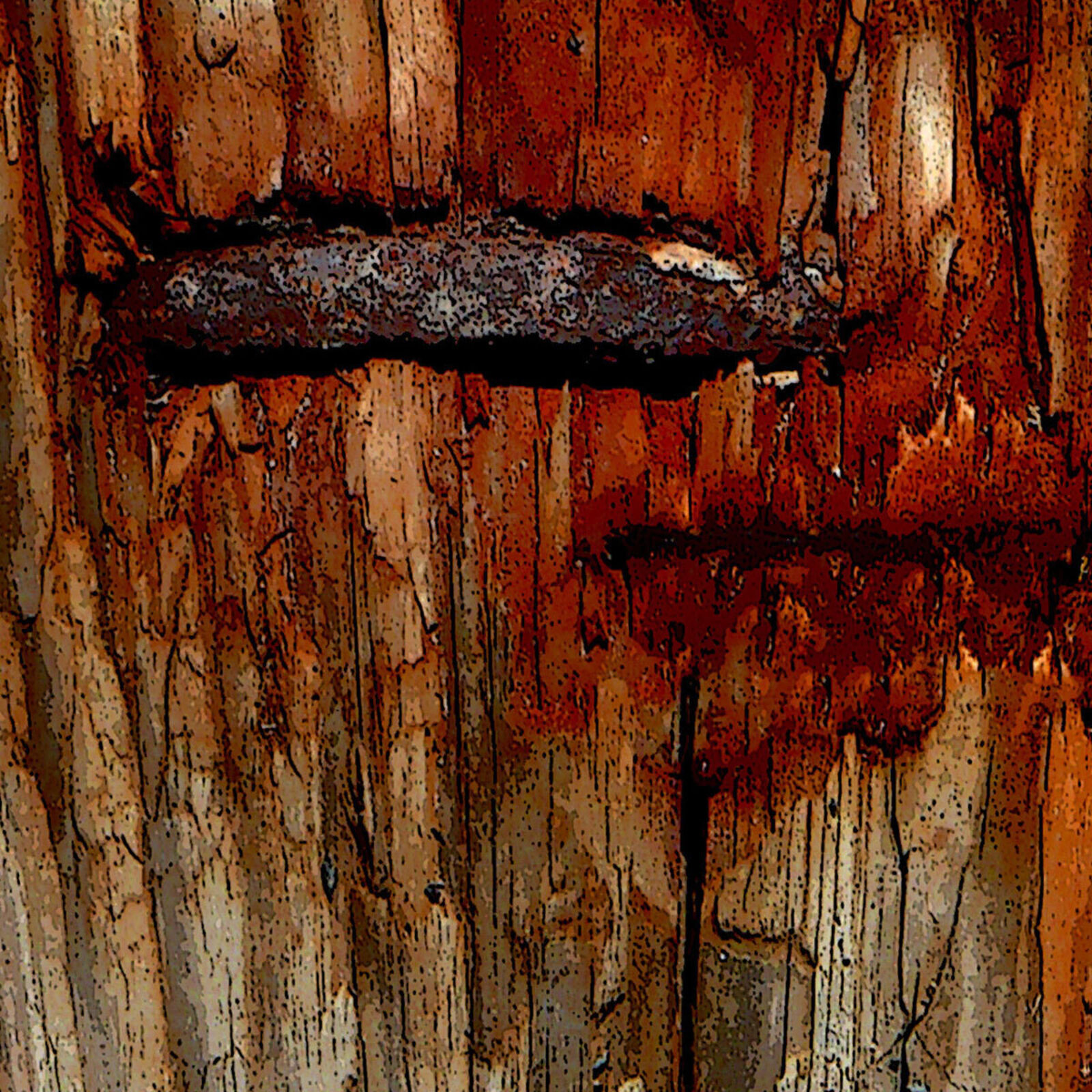 Artwork by Enzo Ragazzini, Creature - Wood IX, Made of Archival Giclée Pigment Print on Archival Paper 