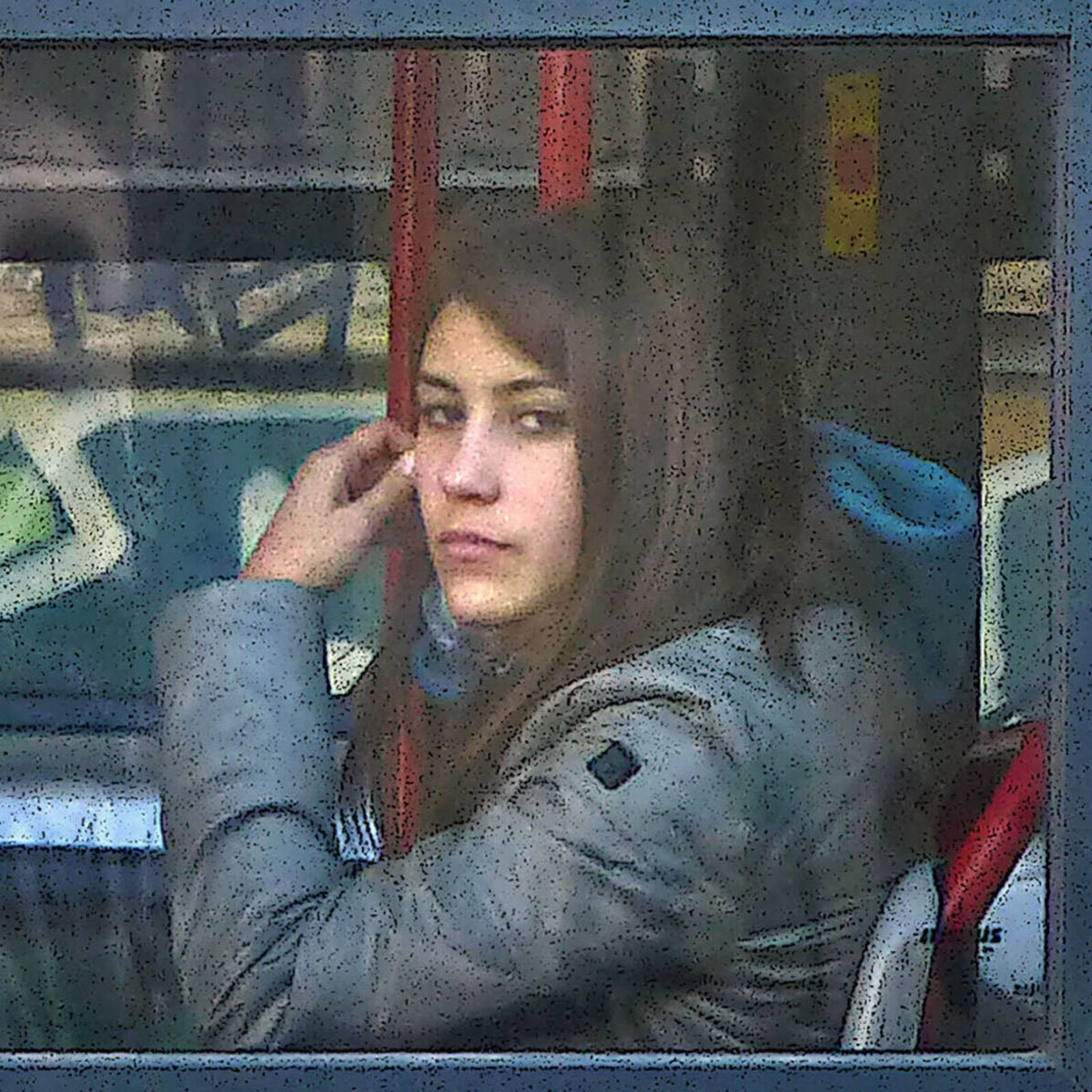 Artwork by Enzo Ragazzini, Waiting for Godot - Lady Gaga Ad on a Bus, Made of Archival Giclée Pigment Print on Archival Paper 