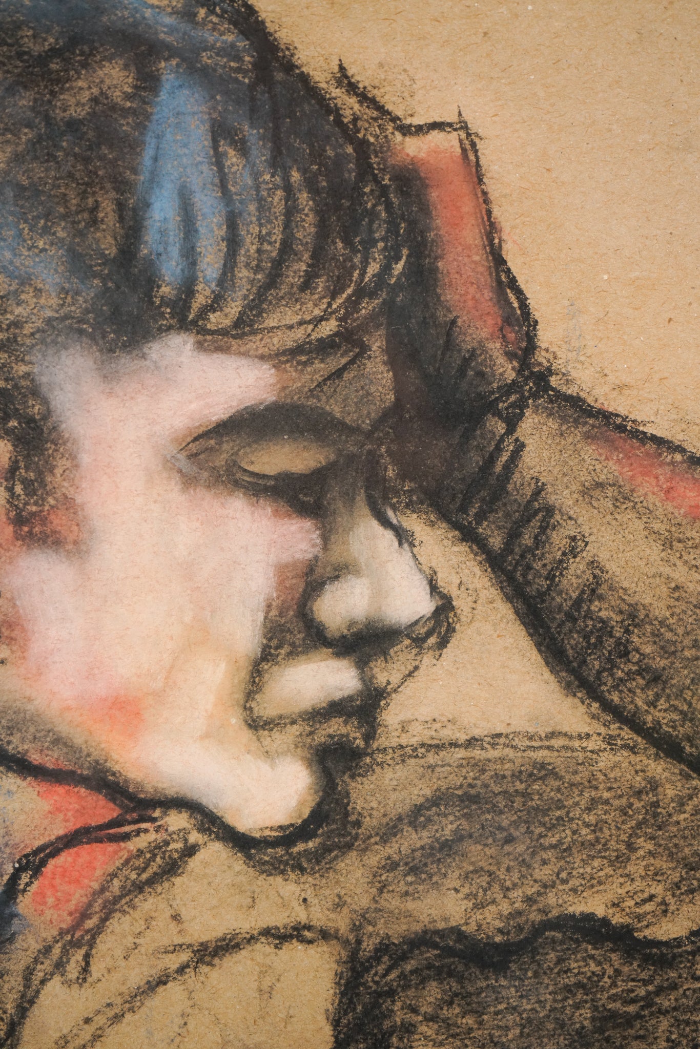 Artwork by Ernest Julien Malla, Life Sketch of a Lady, Made of Graphite on paper 