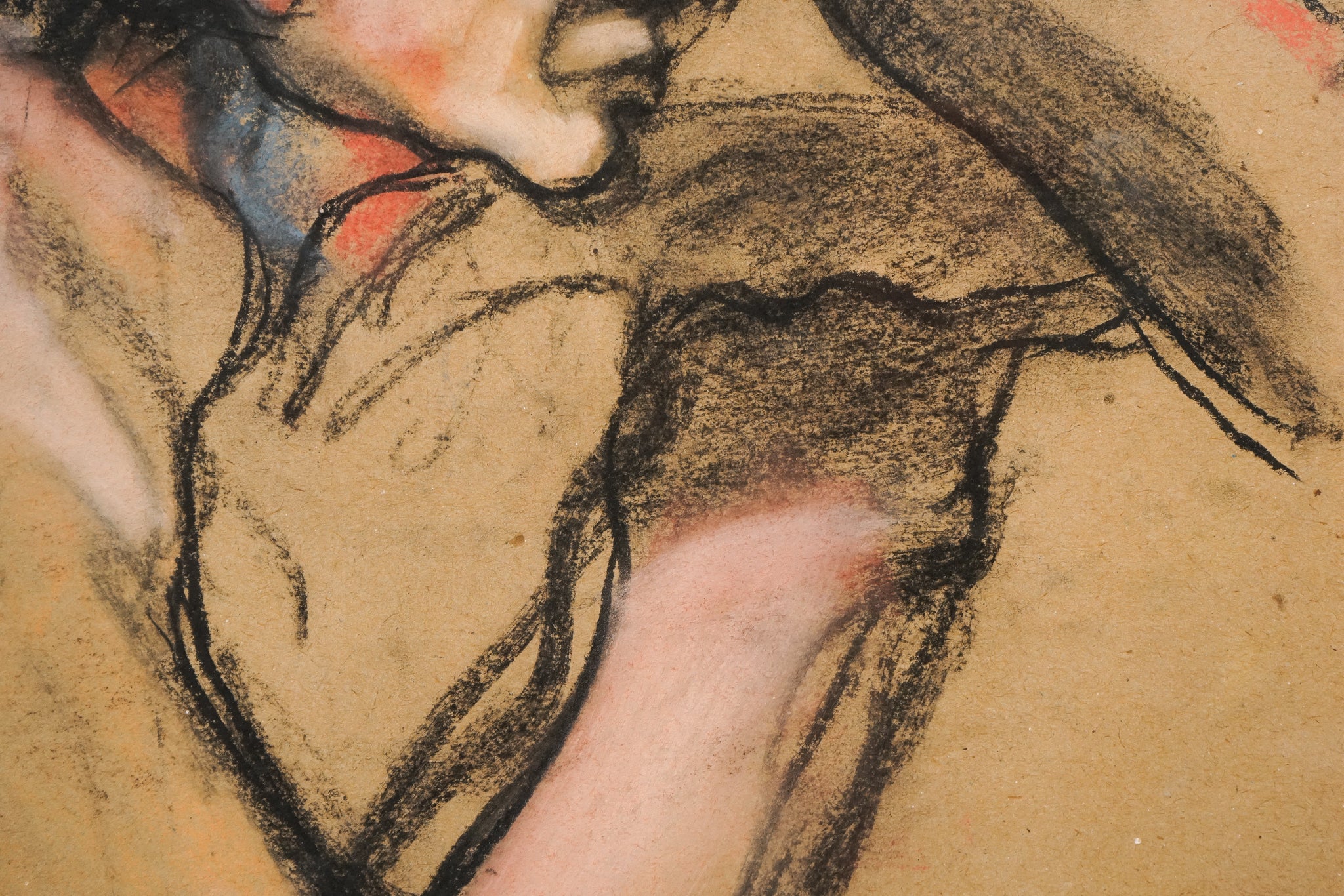 Artwork by Ernest Julien Malla, Life Sketch of a Lady, Made of Graphite on paper 