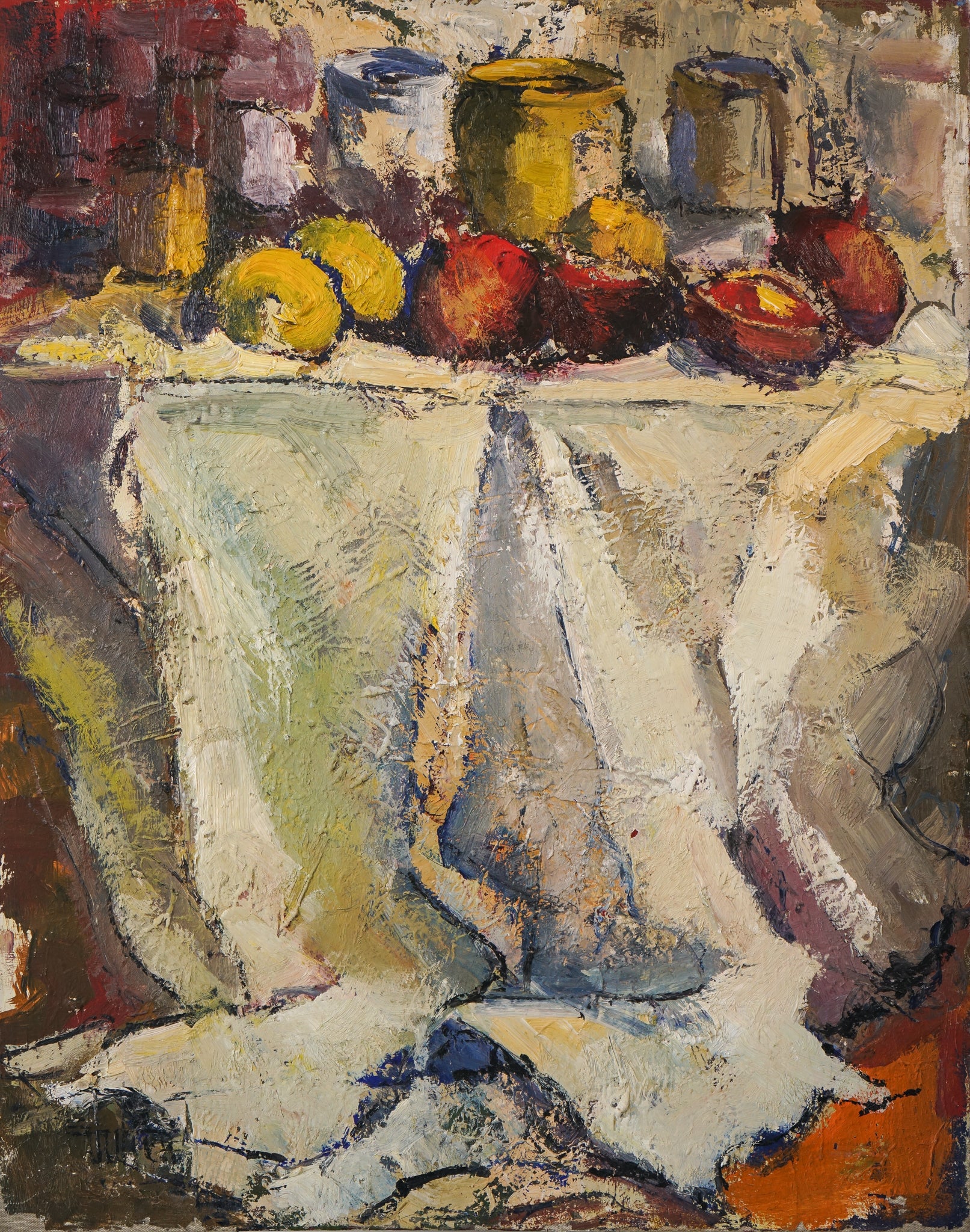Still Life by Ernest Julien Malla, Second half of the 20th Century