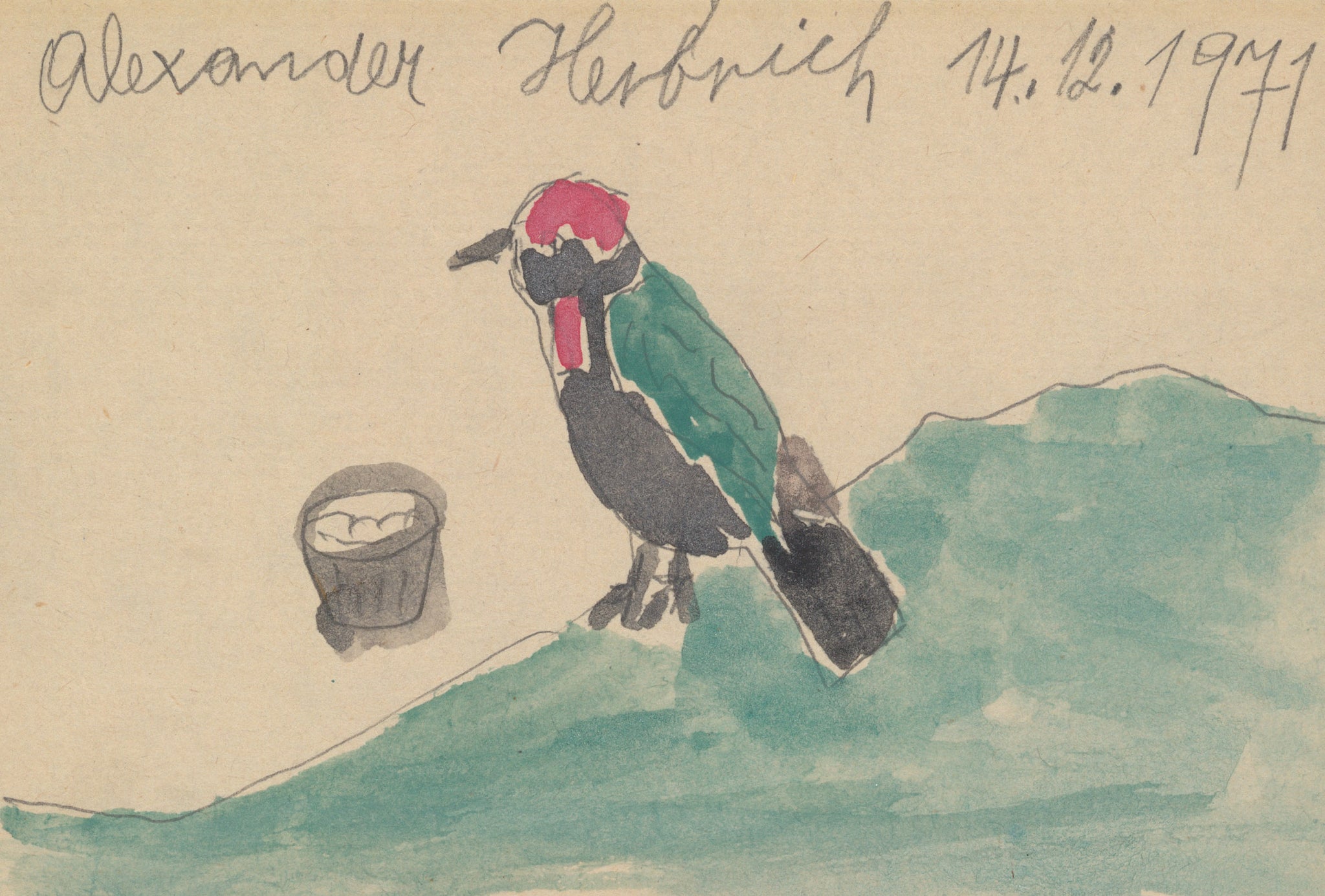 Untitled by Ernst Herbeck, 1971