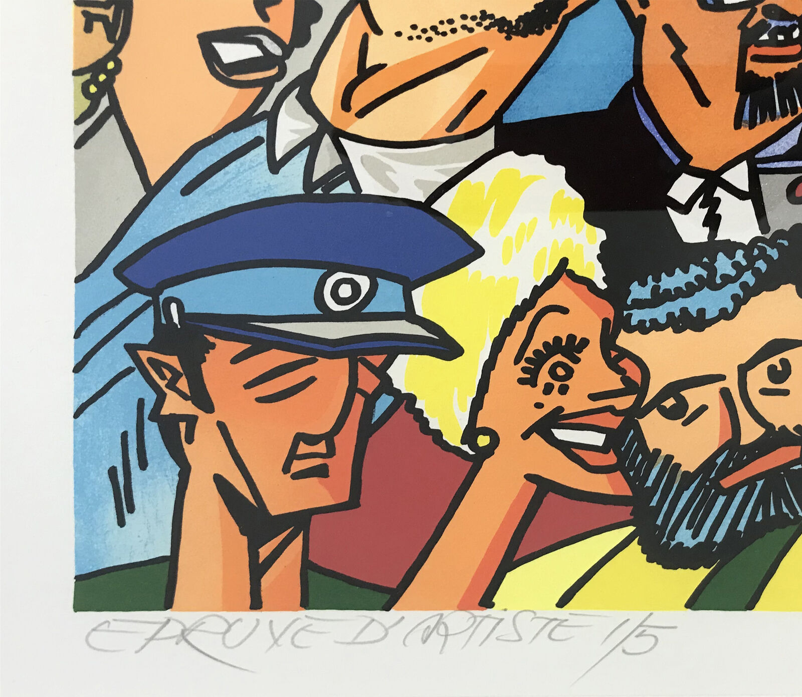 Artwork by Gudmundur Gudmundsson, HOMAGE TO FEDERICO GARCIA LORCA, Made of Lithograph 