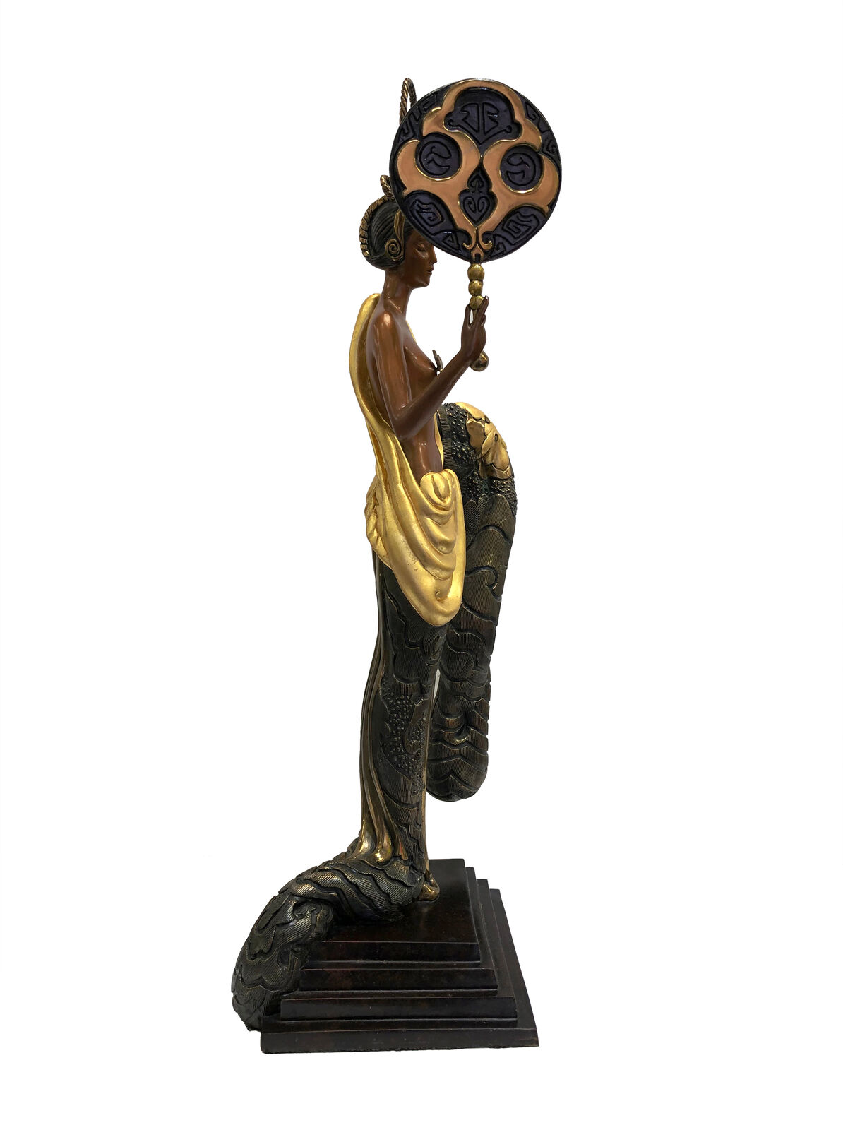 Artwork by Erté, Bamboo (bronze sculpture), Made of Bronze 