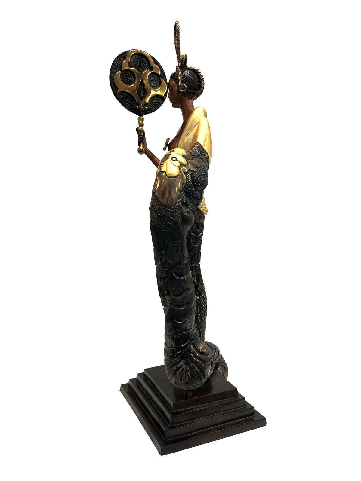 Artwork by Erté, Bamboo (bronze sculpture), Made of Bronze 