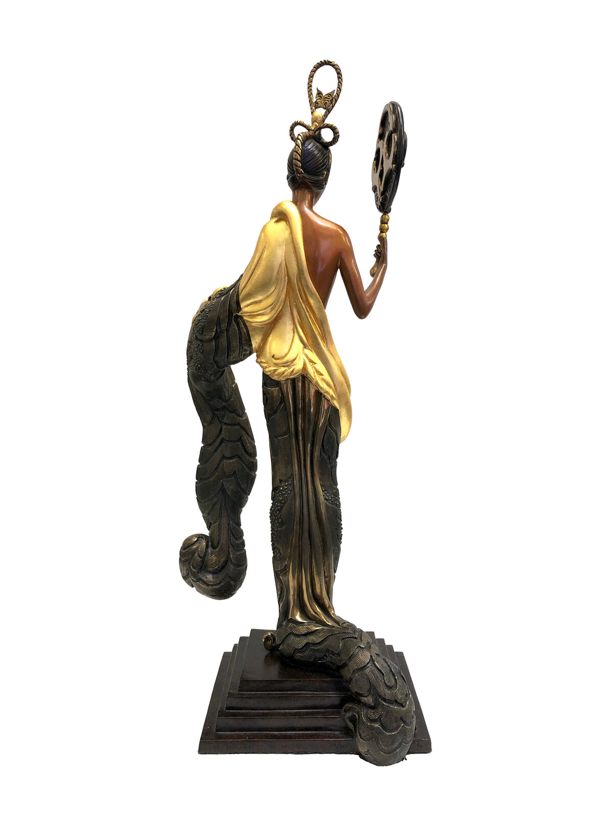 Artwork by Erté, Bamboo (bronze sculpture), Made of Bronze 