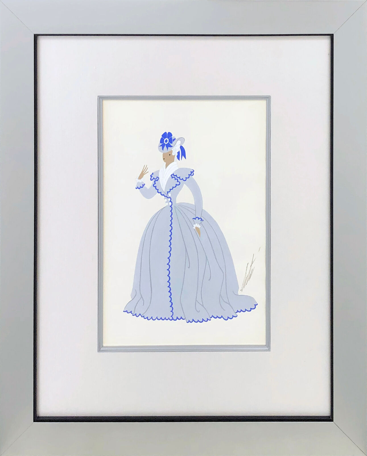 Cosi Fan Tutte Fleurdelise (original gouache on paper) by Erté, 1952
