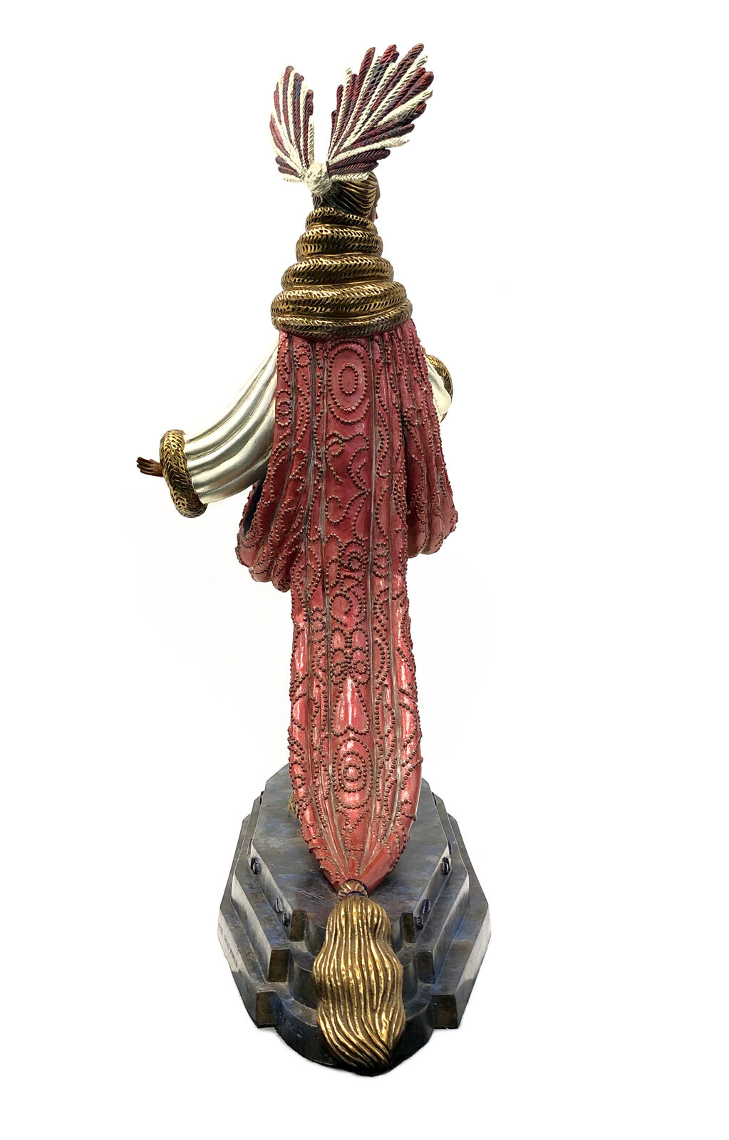 Artwork by Erté, Ermine Brocade (bronze sculpture), Made of Bronze 