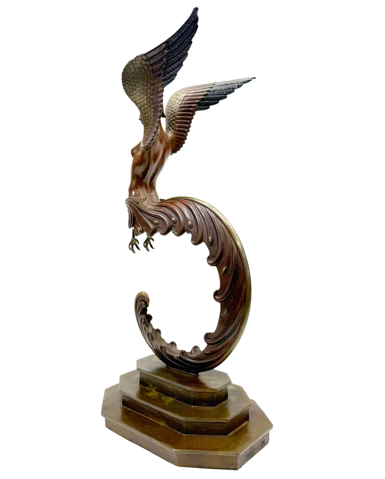 Artwork by Erté, Firebird (bronze sculpture), Made of Bronze 