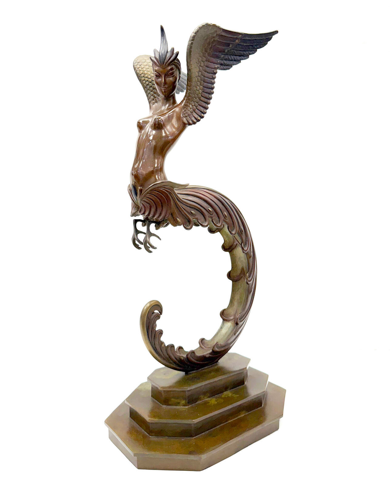 Artwork by Erté, Firebird (bronze sculpture), Made of Bronze 