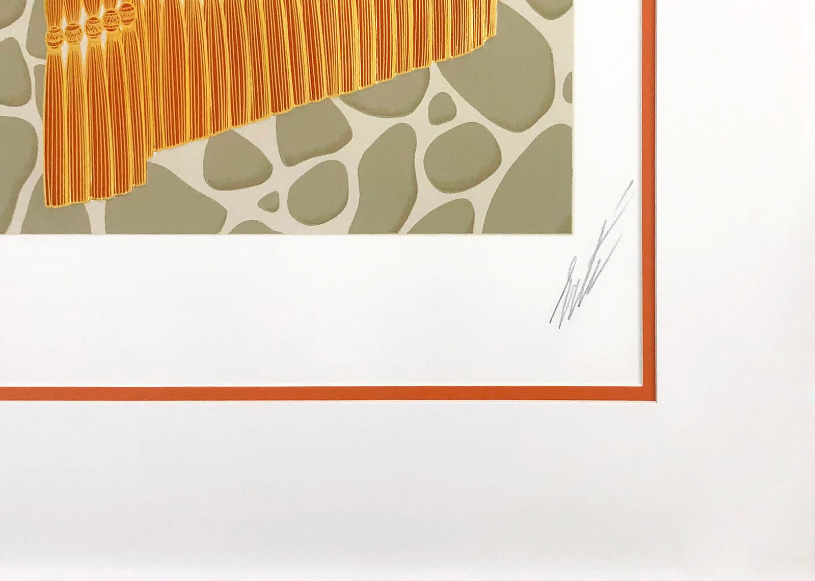 Artwork by Erté, Mary Garden (framed signed embossed serigraph with foil stamping), Made of Serigraph 