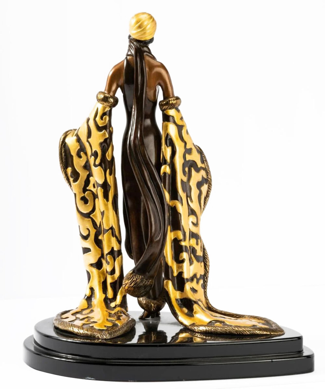 Artwork by Erté, The Mystic (cold painted bronze sculpture), Made of Bronze 