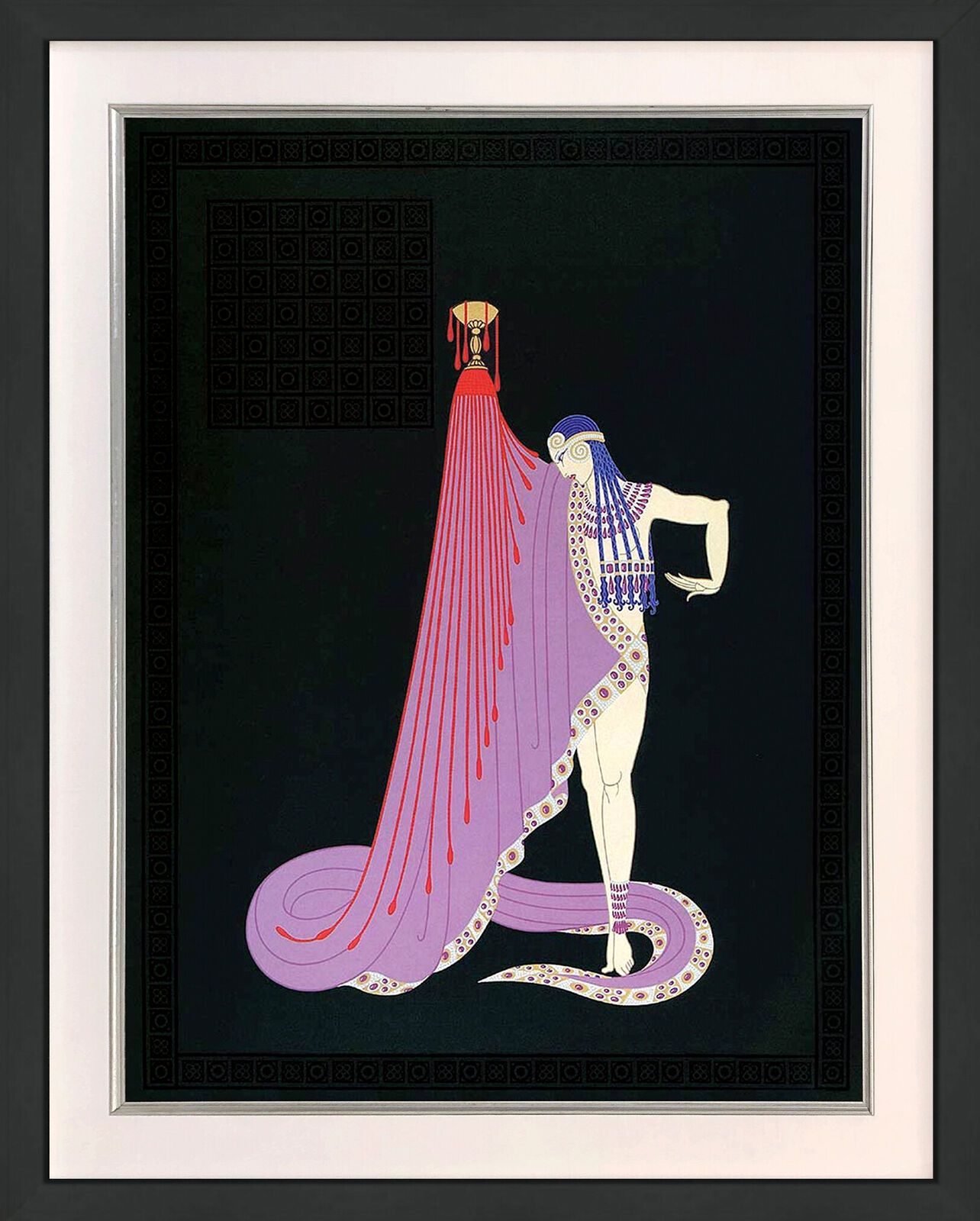 The Slave (framed signed embossed serigraph with foil stamping) by Erté, 1979
