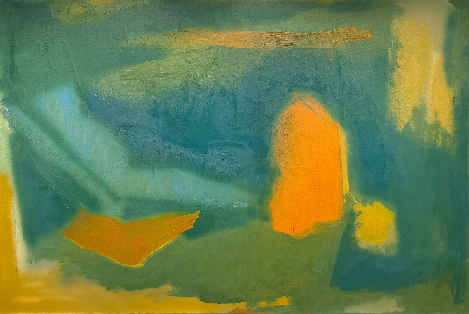 Artwork by Esteban Vicente, Ariel, Made of Oil on canvas 