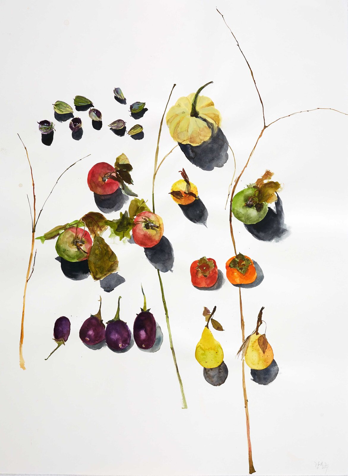 1.2.3.4 All Lined Up by Eunju Kang, 2022