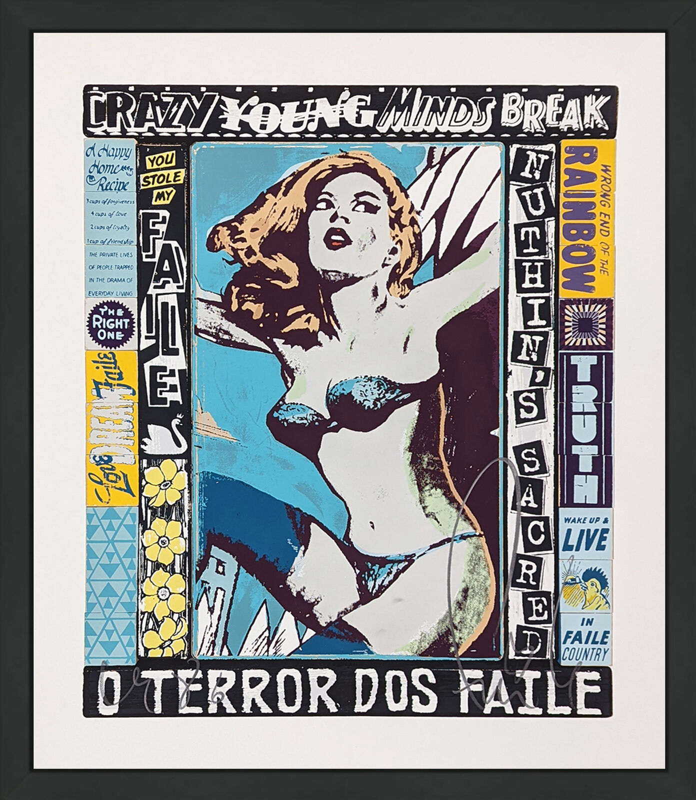 Artwork by FAILE, THE RIGHT ONE, HAPPENS EVERYDAY, Made of Silkscreen 