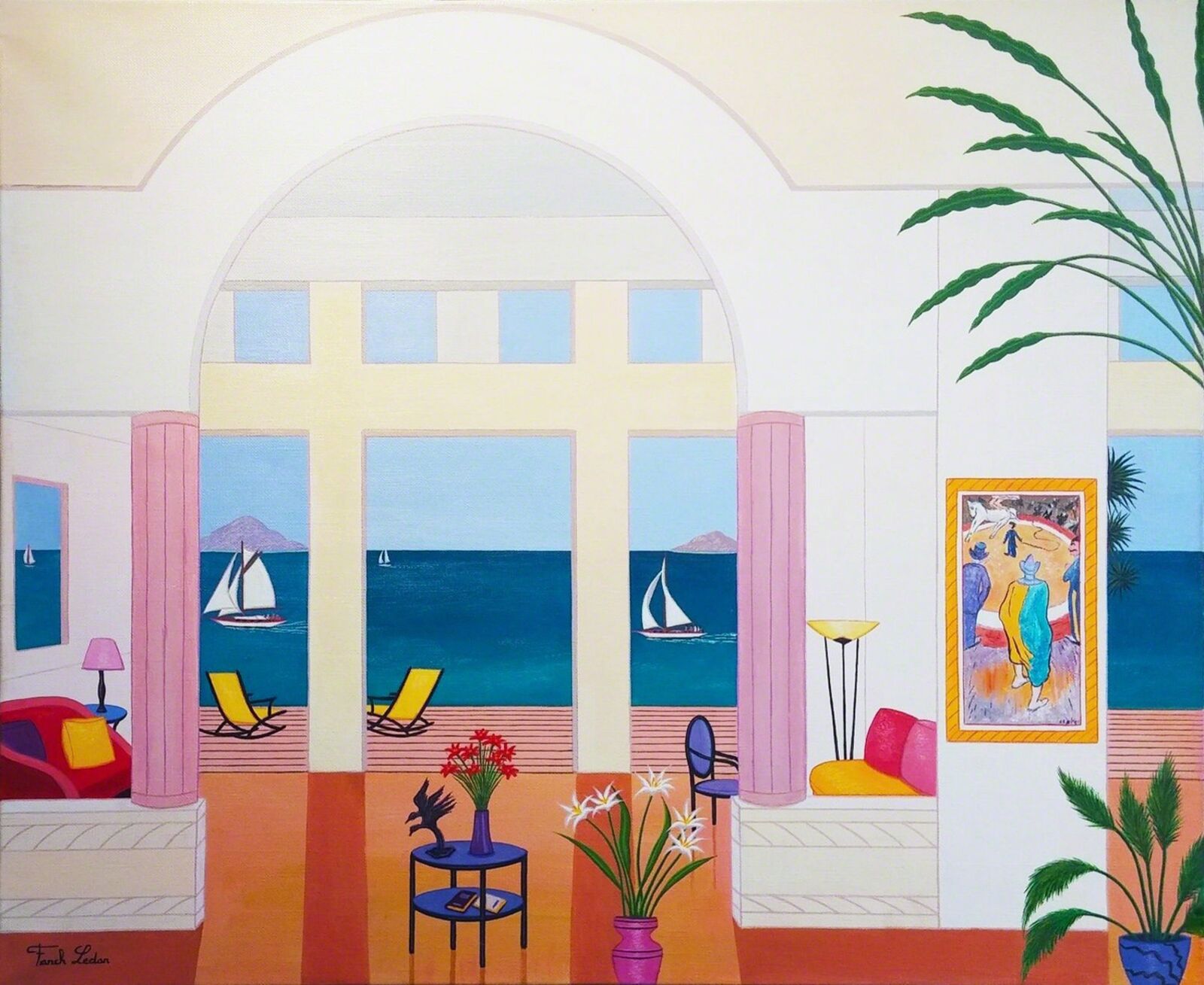 SALON IN SAN REMO by Fanch Ledan, 2007