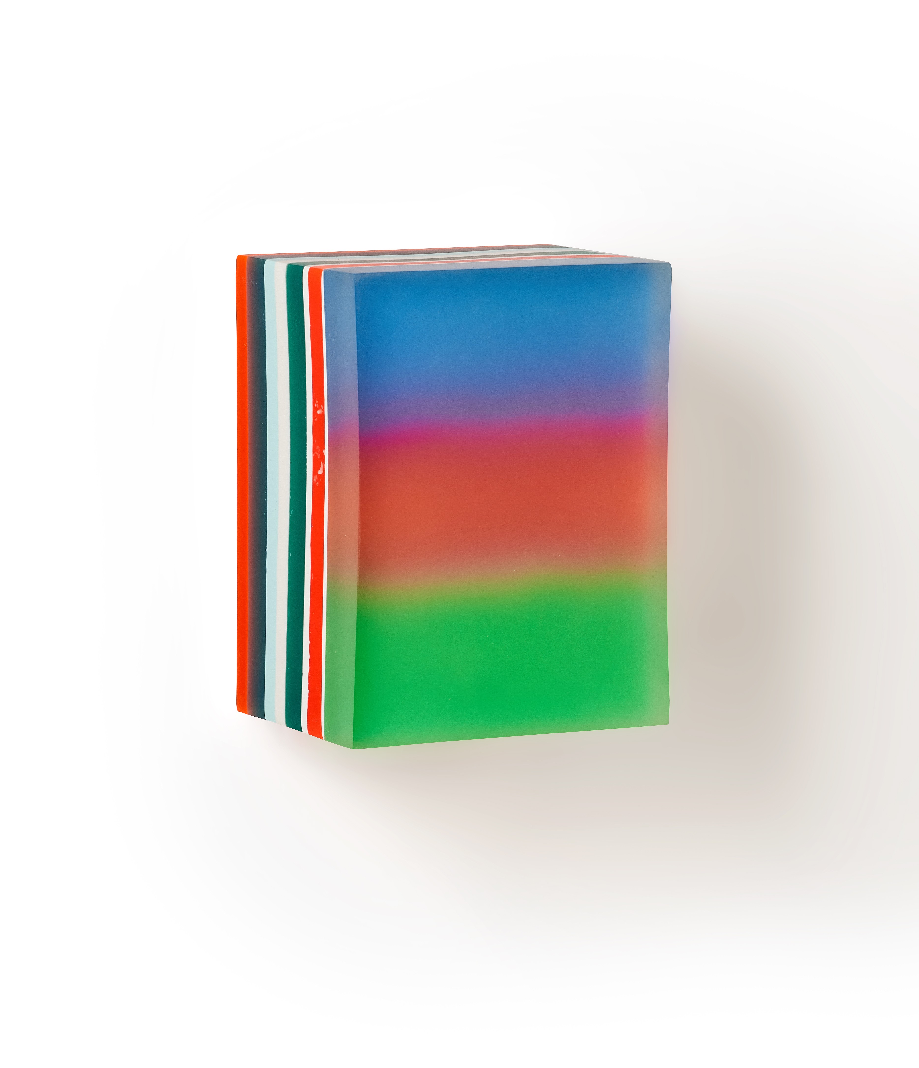 A stack of colorful books sitting on top of each other.