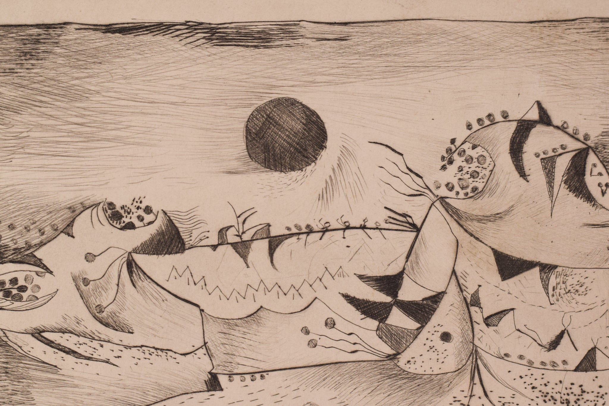 Artwork by Federico Aguilar Alcuaz, Landscape Etching, Made of Etching 