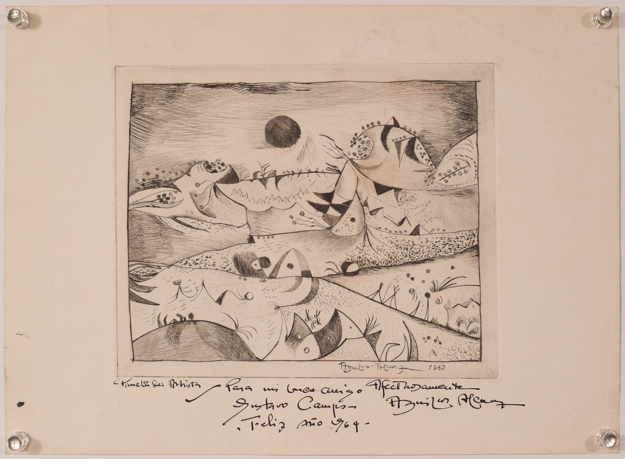 Artwork by Federico Aguilar Alcuaz, Landscape Etching, Made of Etching 