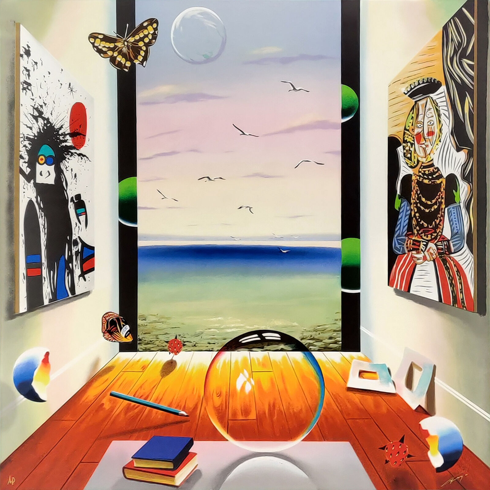 DISCOVERY (MIRO PICASSO) by Fernando de Jesus Oliveira, 2000