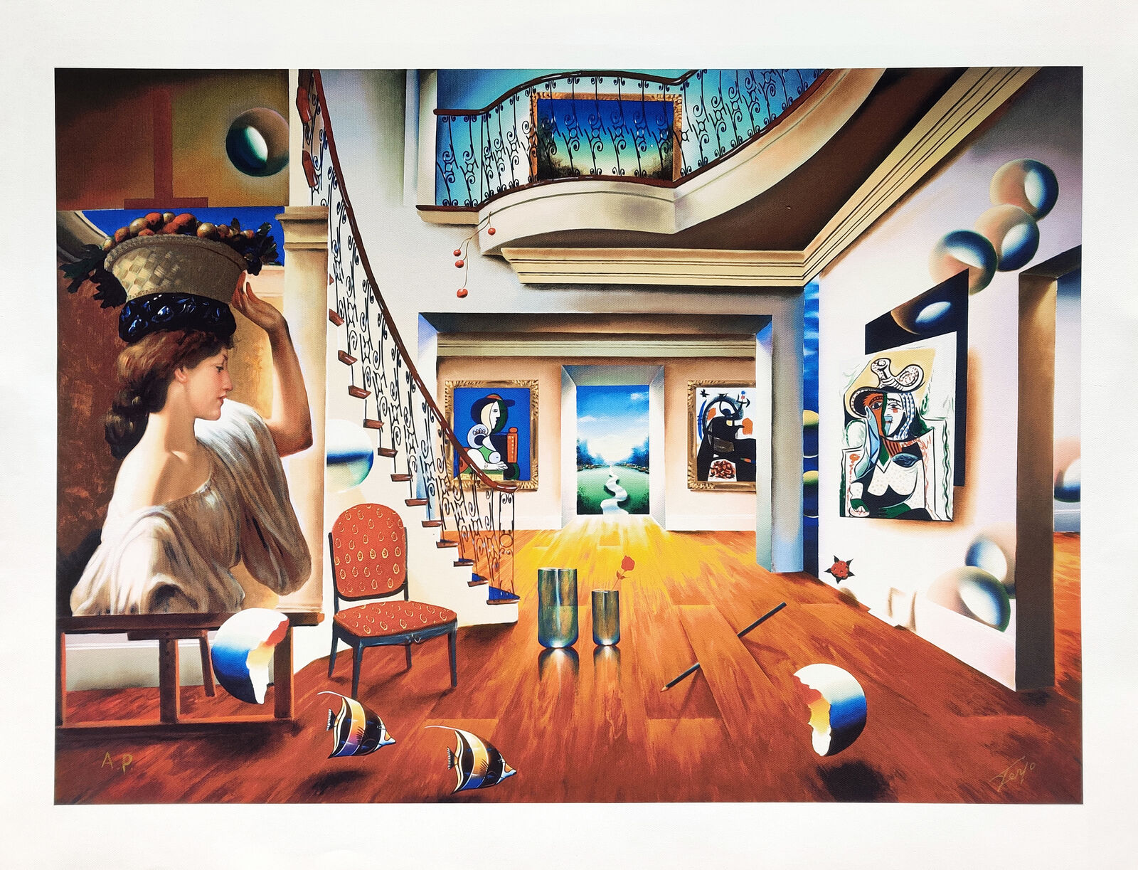 Artwork by Fernando de Jesus Oliveira, VANITY (PICASSO), Made of Giclee On Canvas 