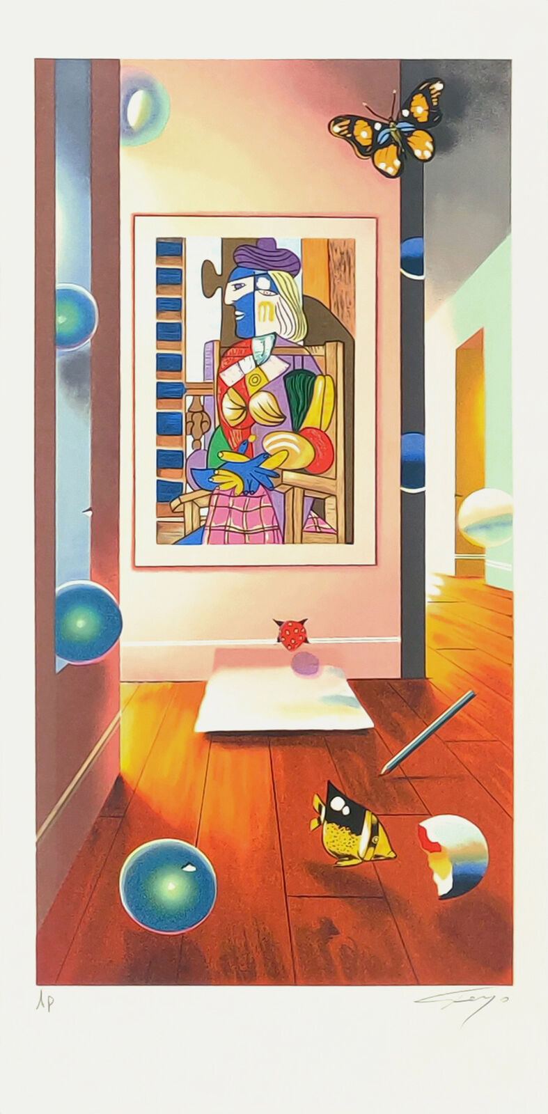 CUBIST ROOM (PICASSO) by Fernando de Jesus Oliveira, circa 2000