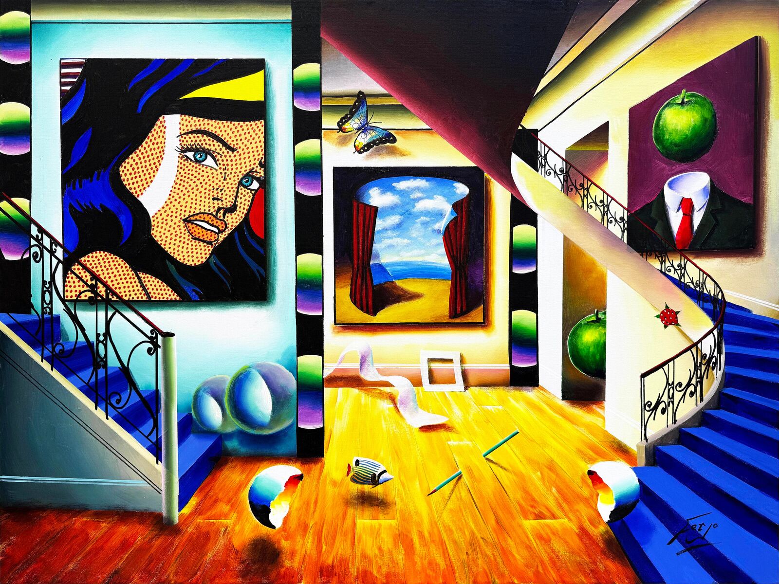 Girl with Yellow Ribbon  by Fernando de Jesus Oliveira, 2025