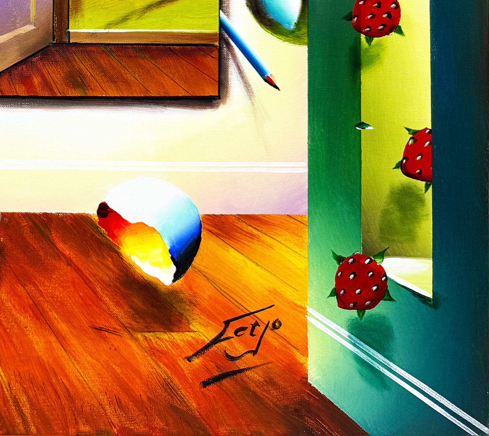 Artwork by Fernando de Jesus Oliveira, Le Poison , Made of Oil on canvas 