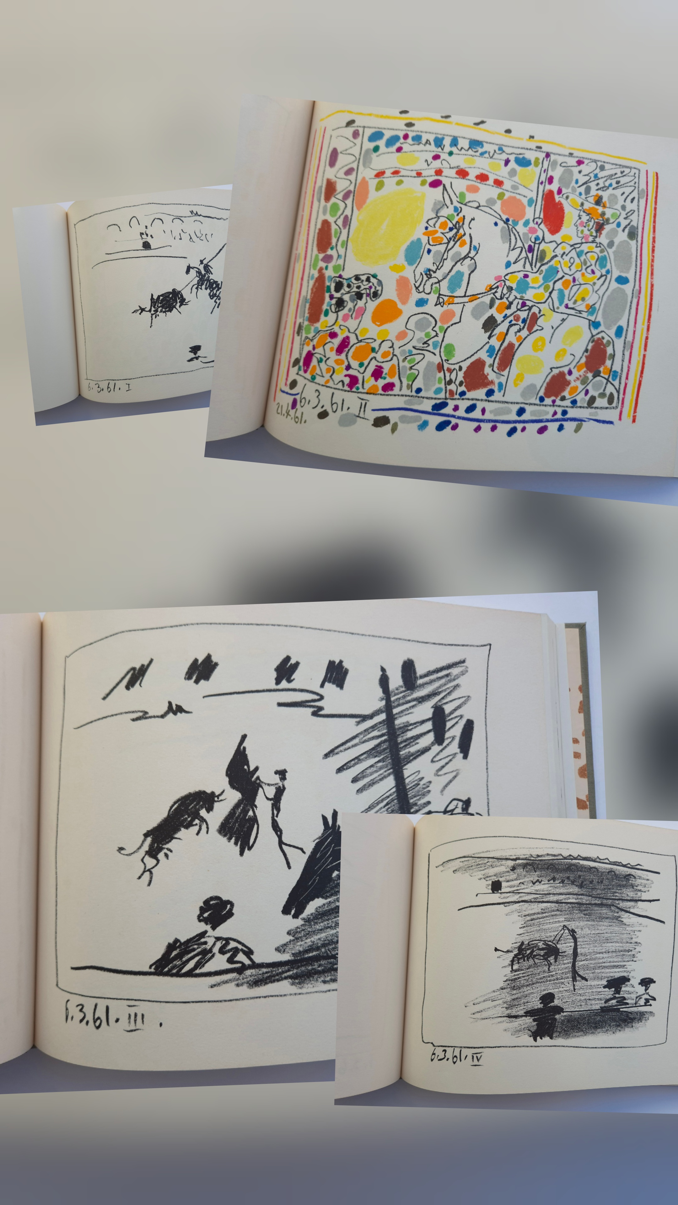 A Los Toros Picasso, Book by Pablo Picasso, 1961