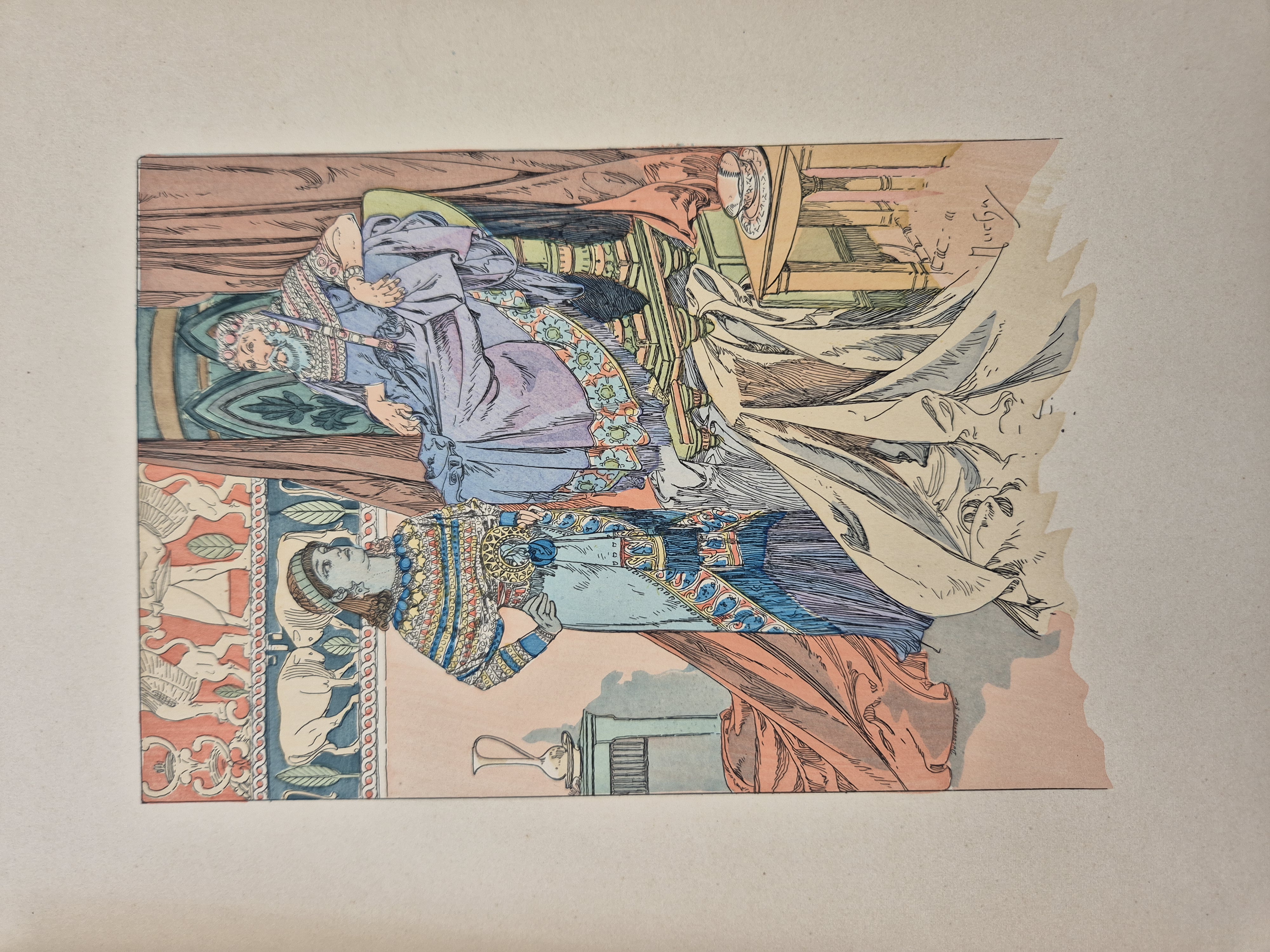 Rama: Poème dramatique en trois Actes (1898) – Illustrated by Alphonse Mucha by Alphonse Mucha, 1898
