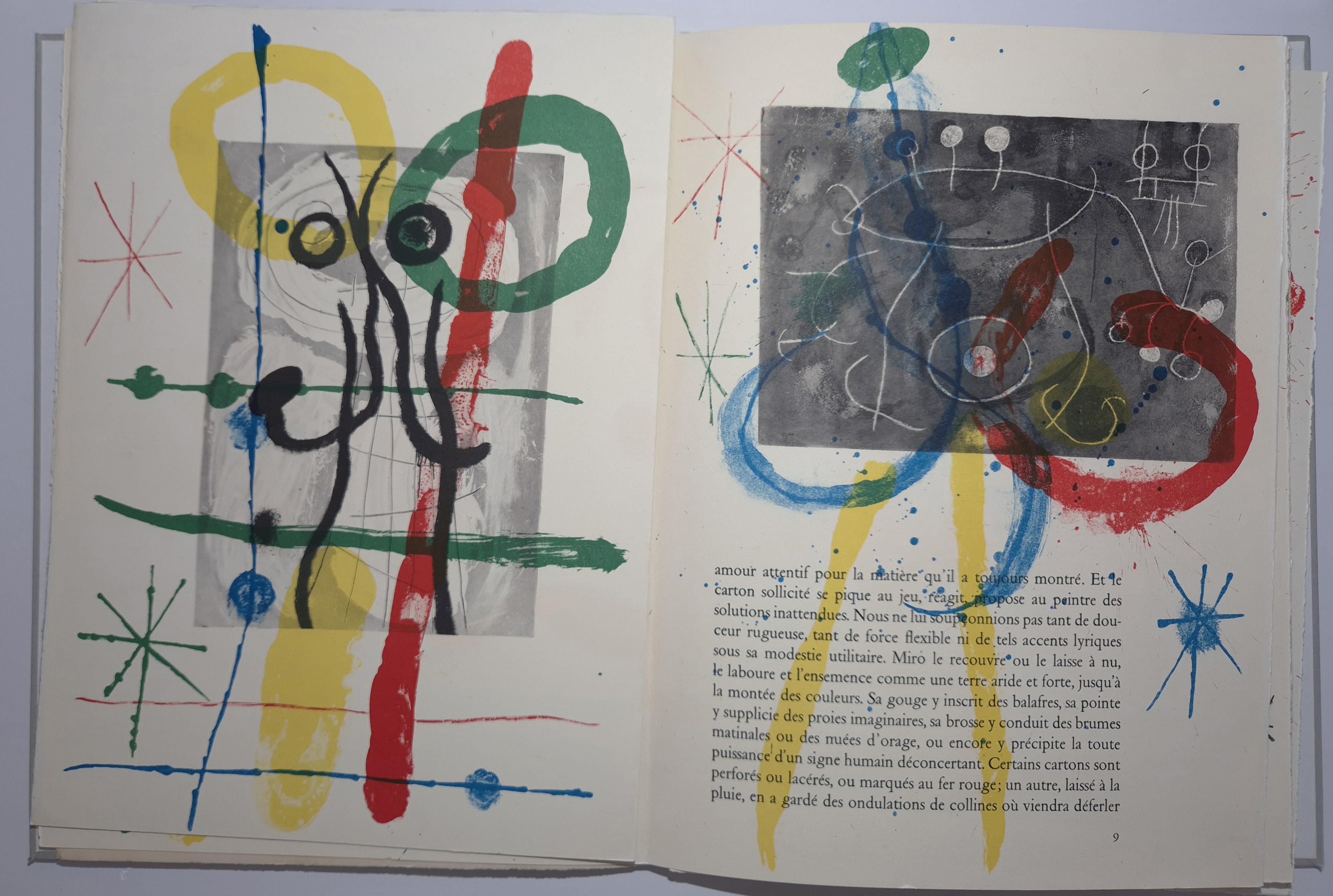 Peintures Sur Cartons, hand signed and numbered