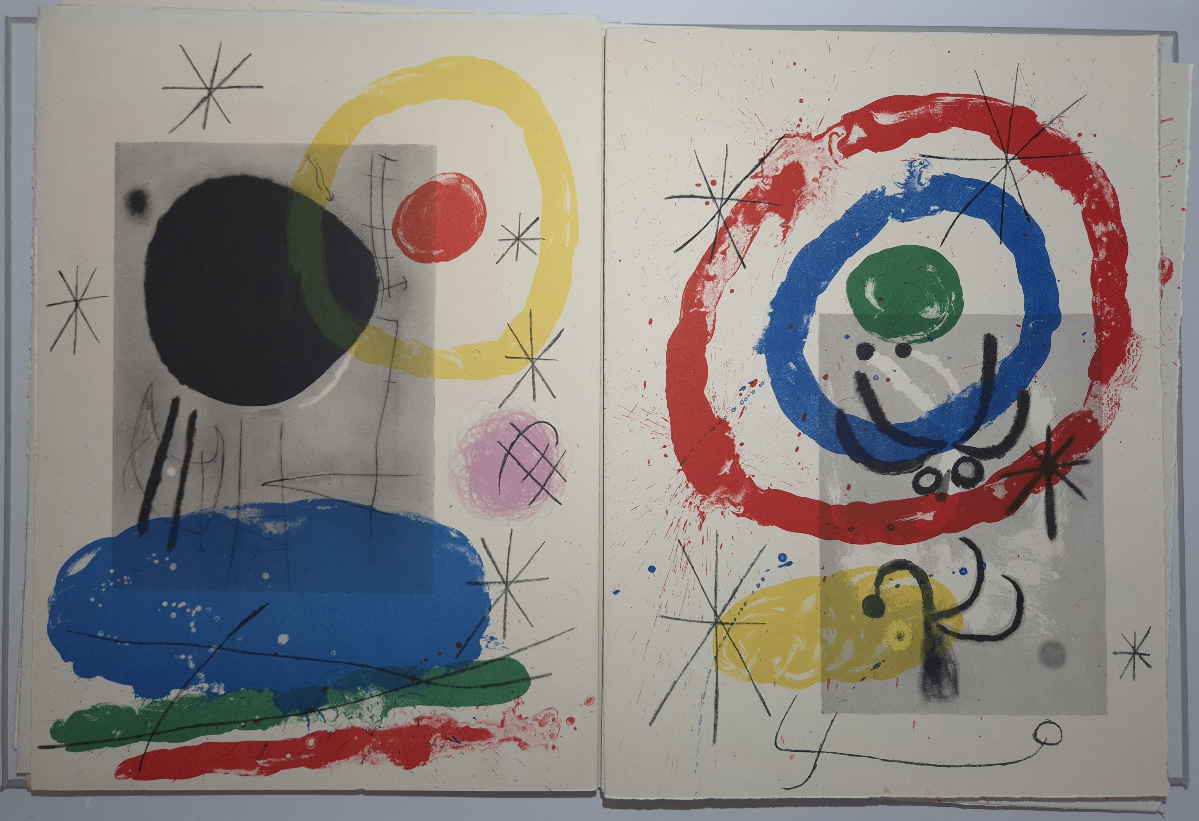 Peintures Sur Cartons, hand signed and numbered