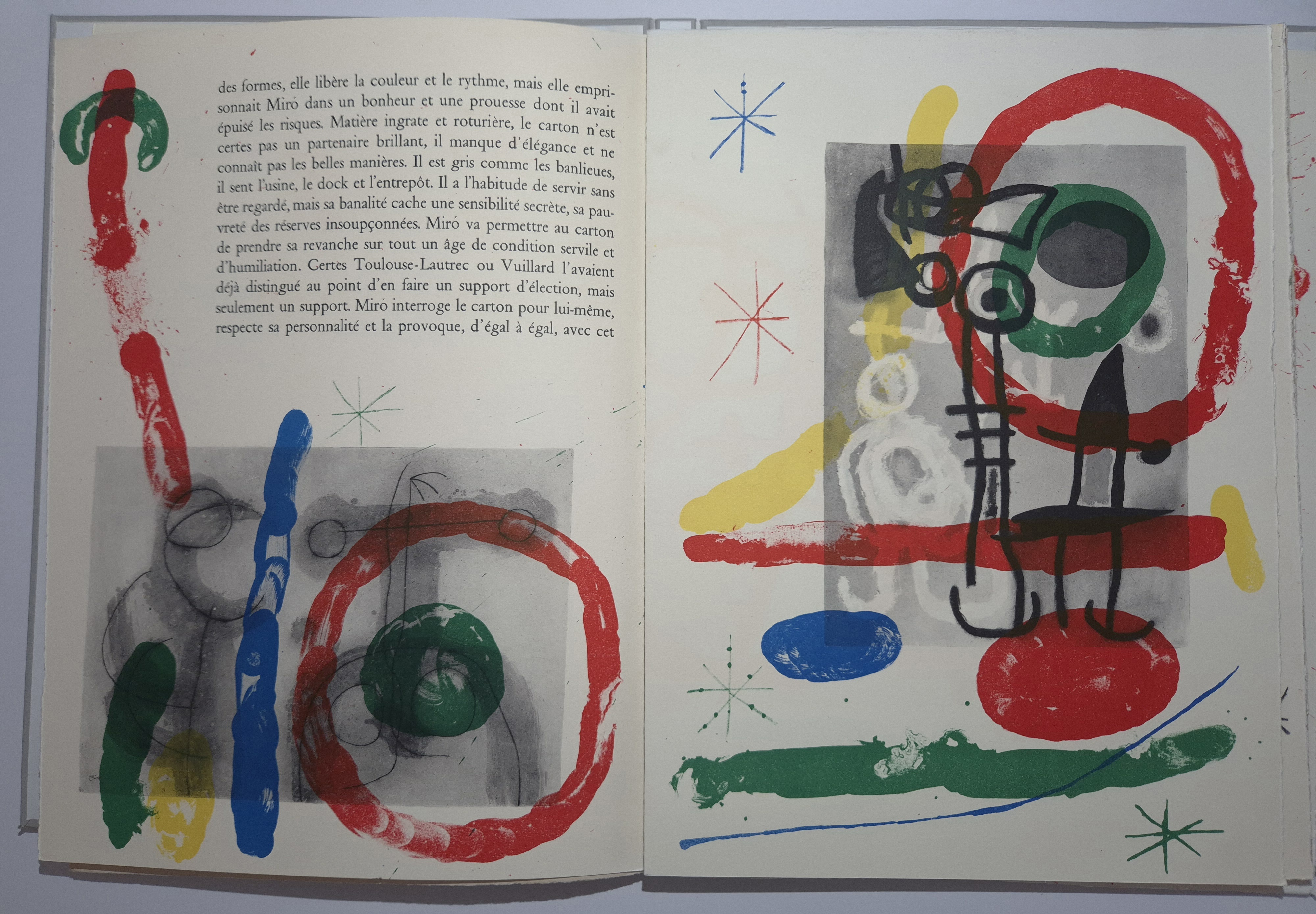 Peintures Sur Cartons, hand signed and numbered