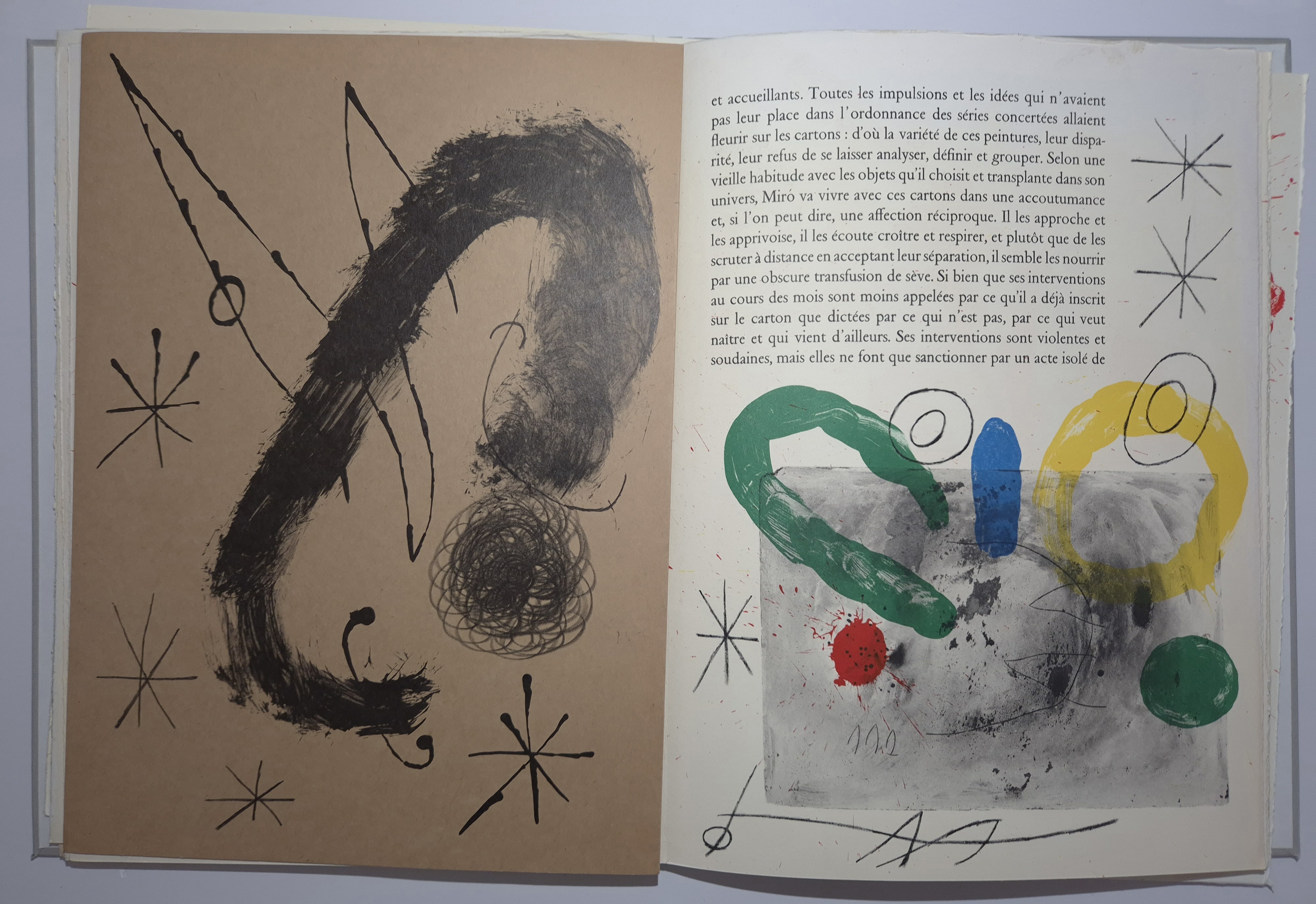 Peintures Sur Cartons, hand signed and numbered