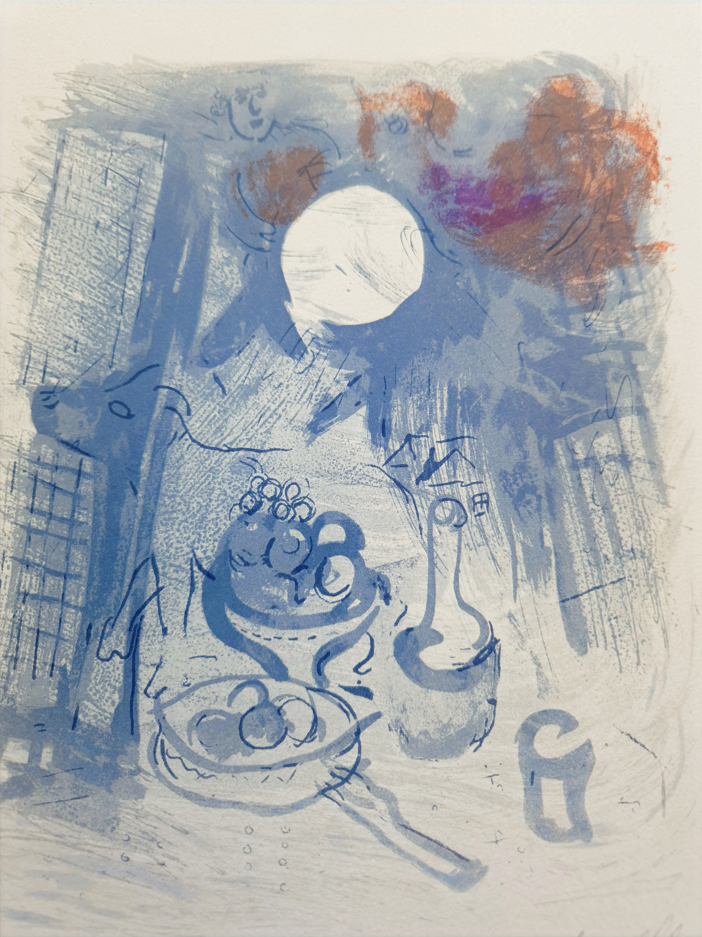 Nature morte bleue