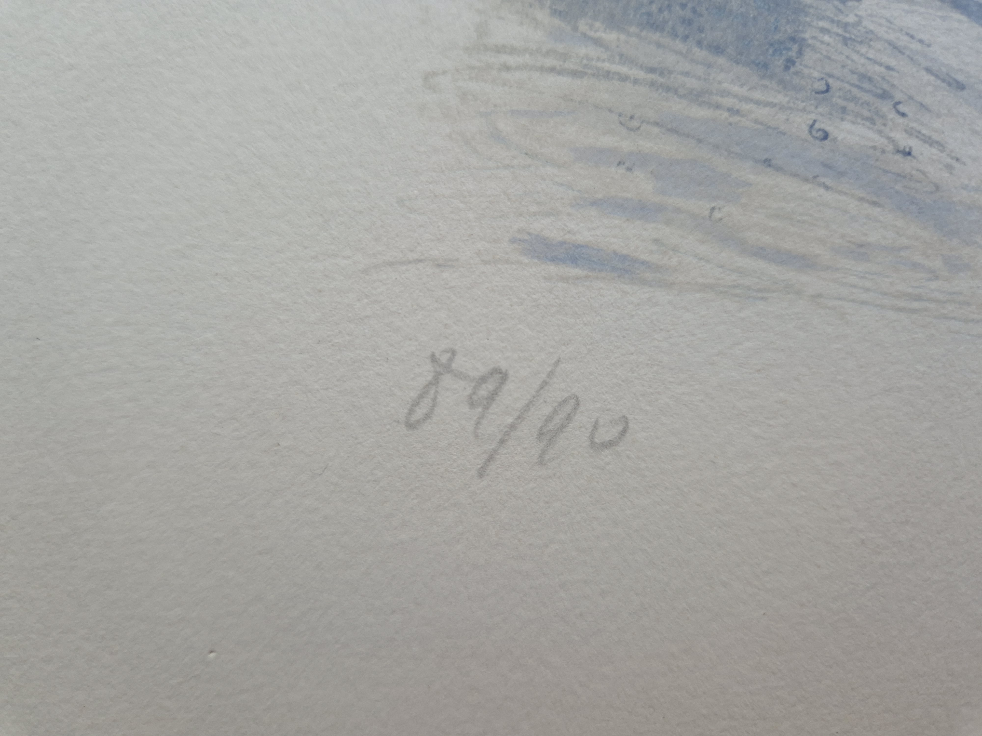 Nature morte bleue