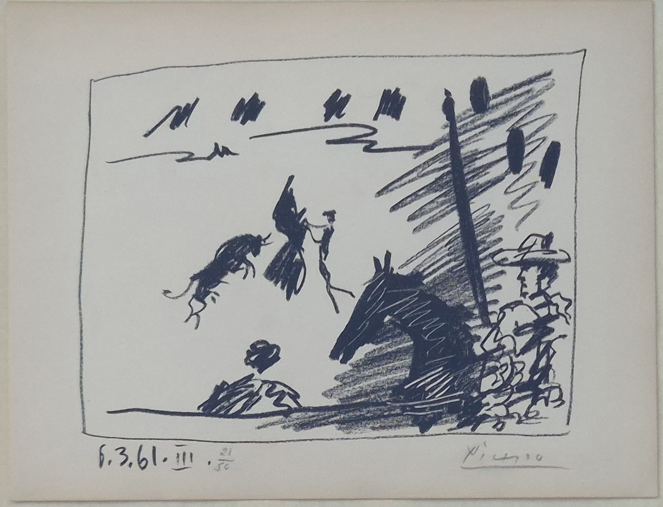 Les Banderilles from A los toros avec Picasso
