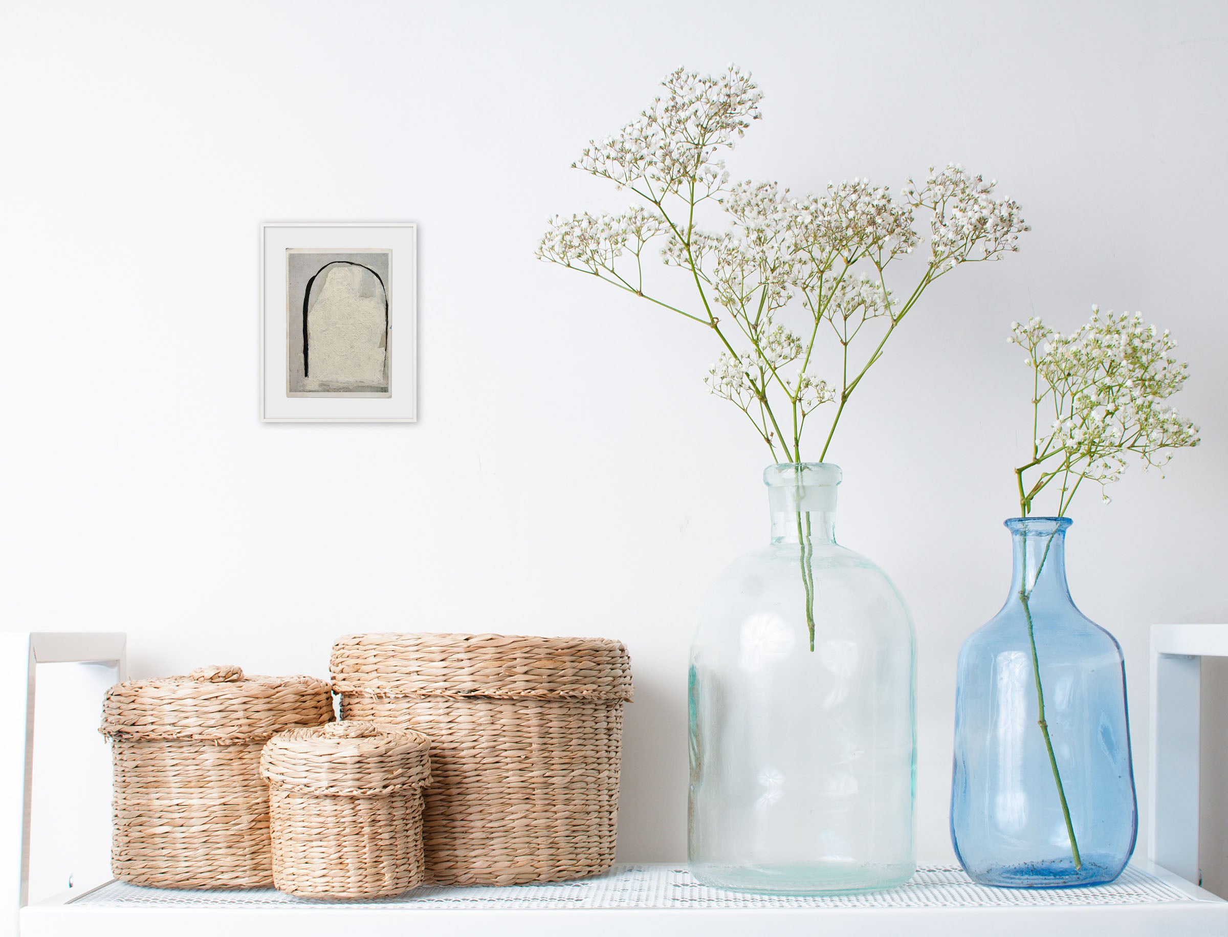 Artwork by Fieroza Doorsen, Untitled 2009, Made of Oil on postcard 