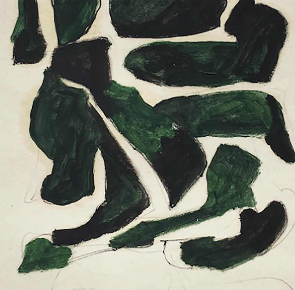 Artwork by Fieroza Doorsen, Untitled (Id. 1279), Made of Oil and pencil on paper 