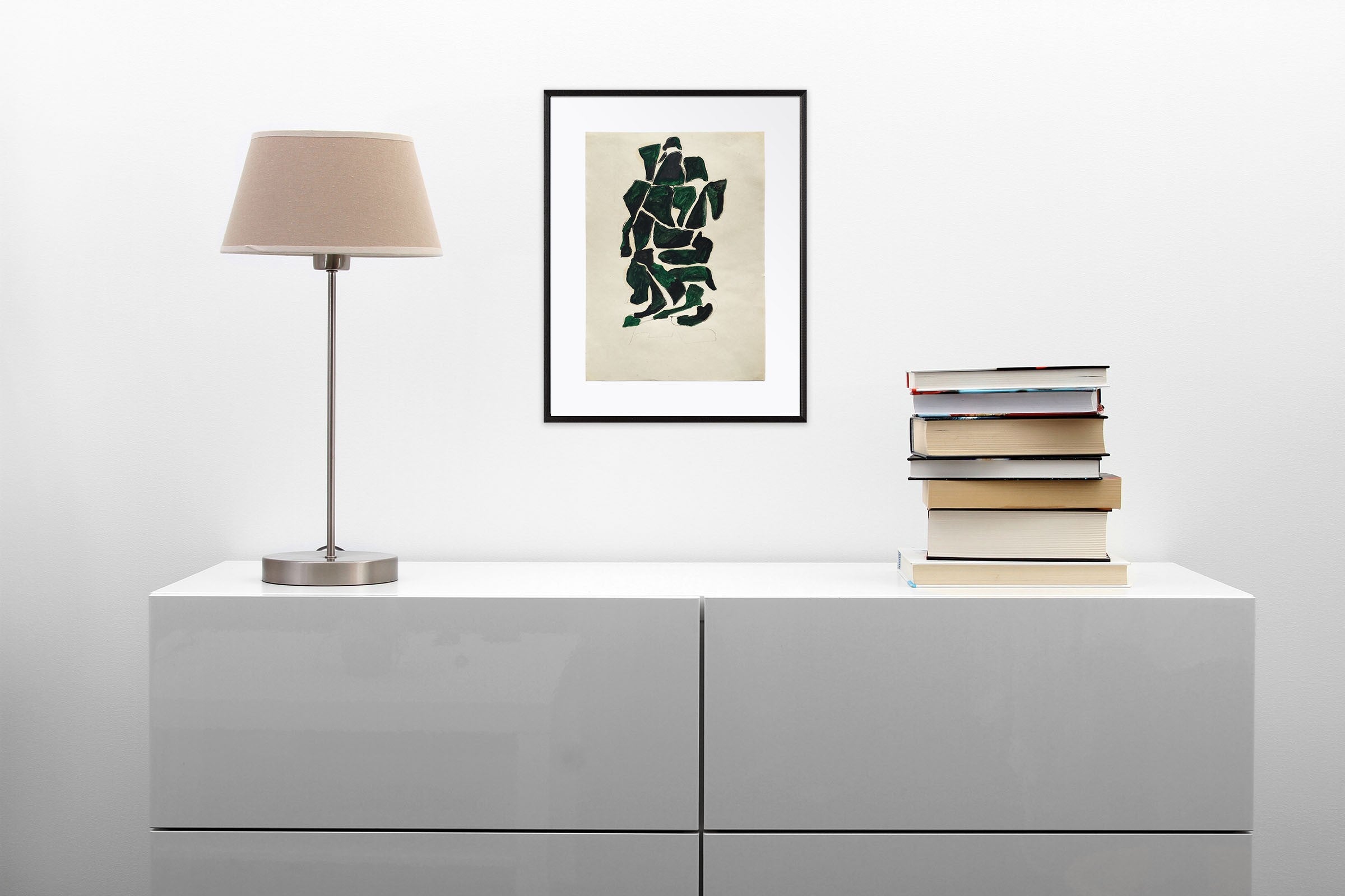 Artwork by Fieroza Doorsen, Untitled (Id. 1279), Made of Oil and pencil on paper 