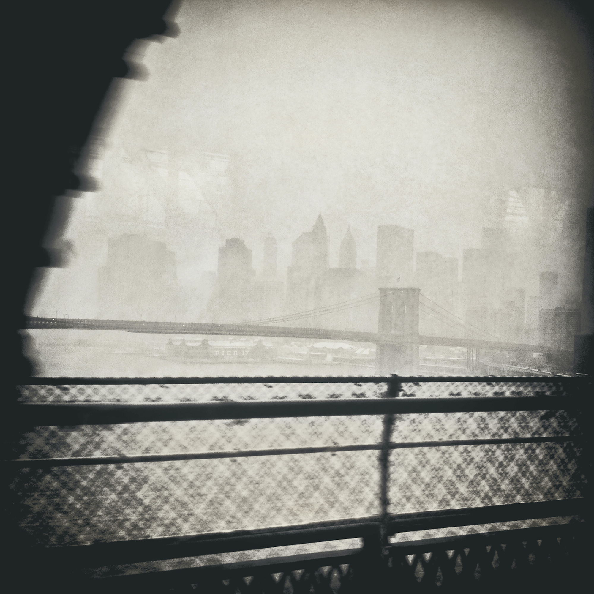 Artwork by Florian Innerkofler, SNOW STORM OVER MANHATTAN, New York, USA, Made of Archival pigment print on paper 