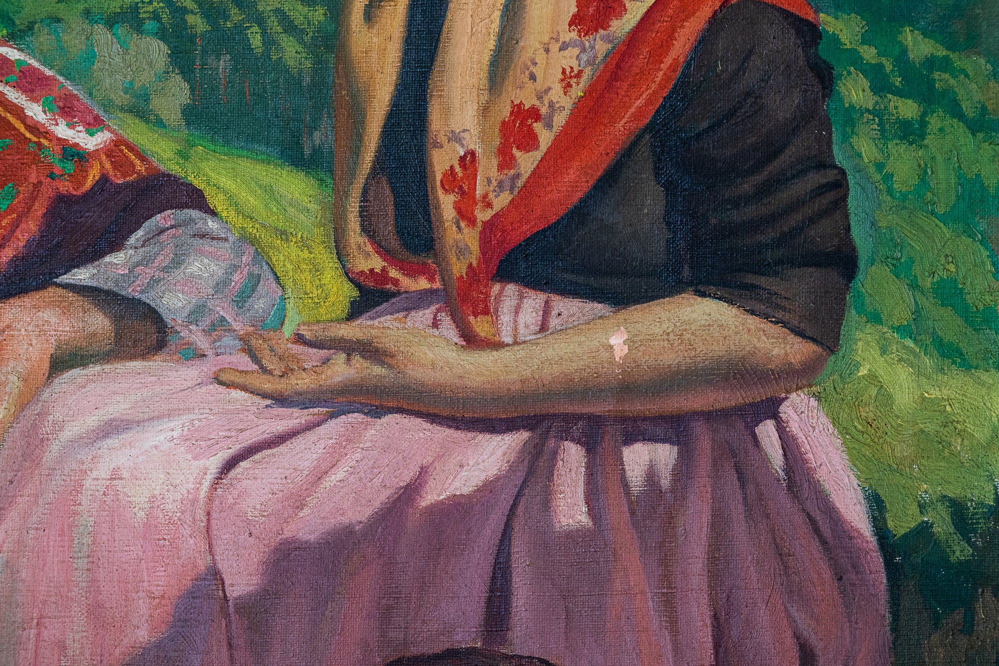 Artwork by Francisco Galofré Suris, Ladys Chatting, Made of Oil on canvas 