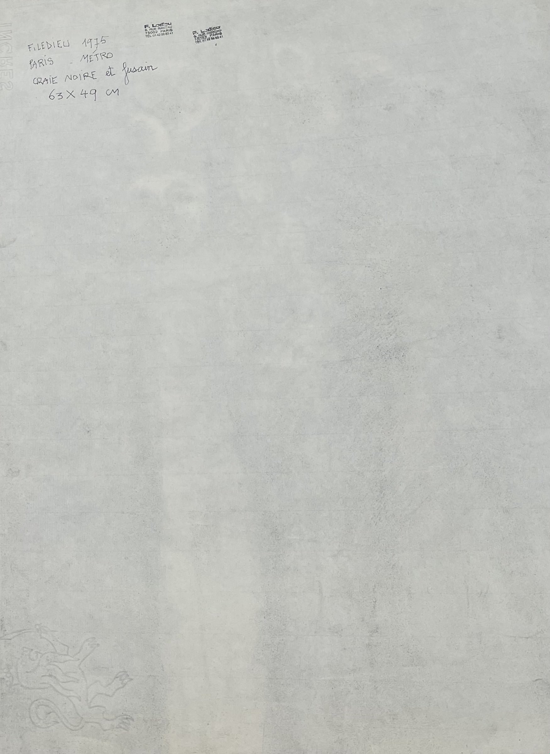 Paris Metro by Francine Ledieu, 1975