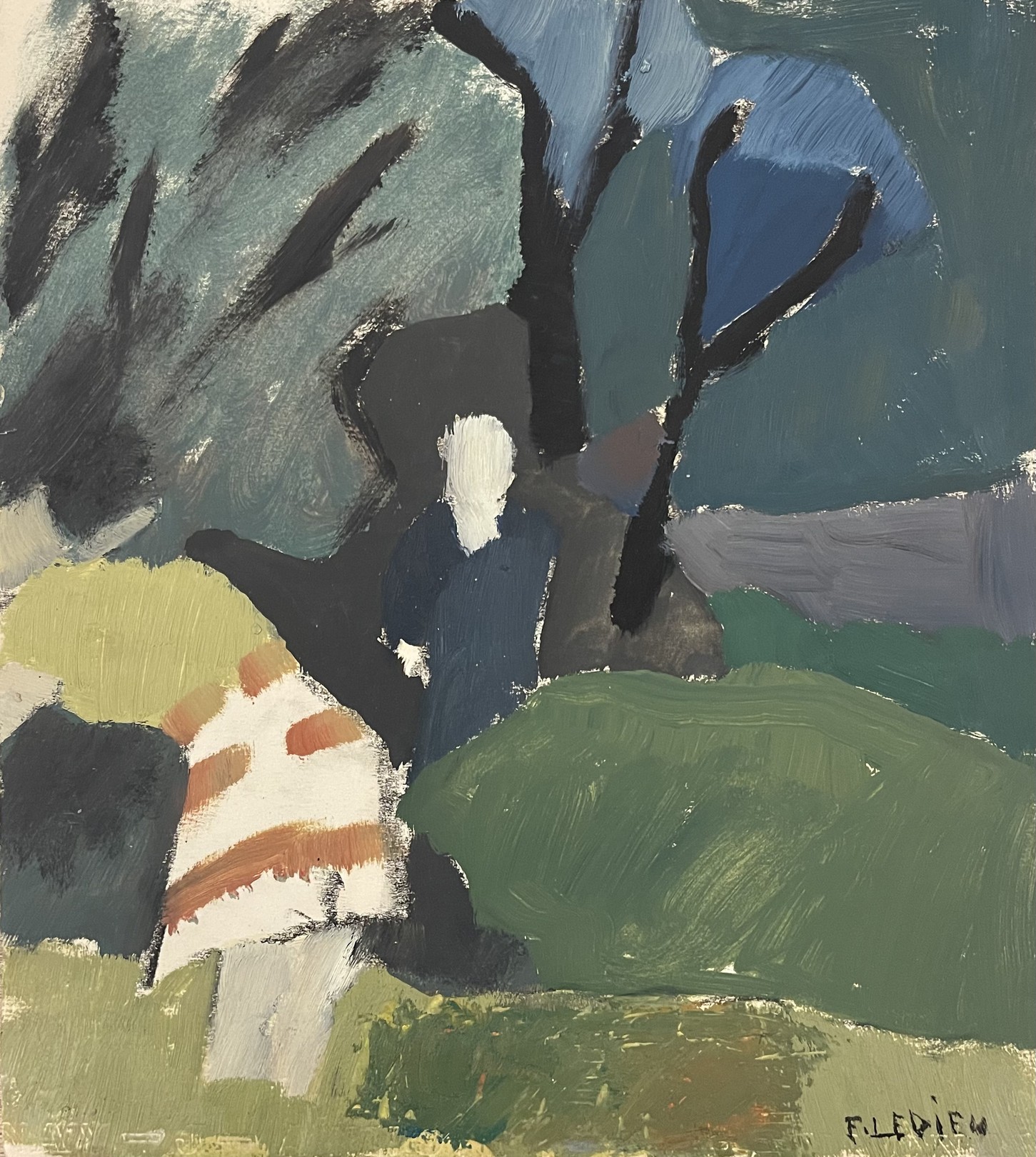 Saint Valery by Francine Ledieu, 1950